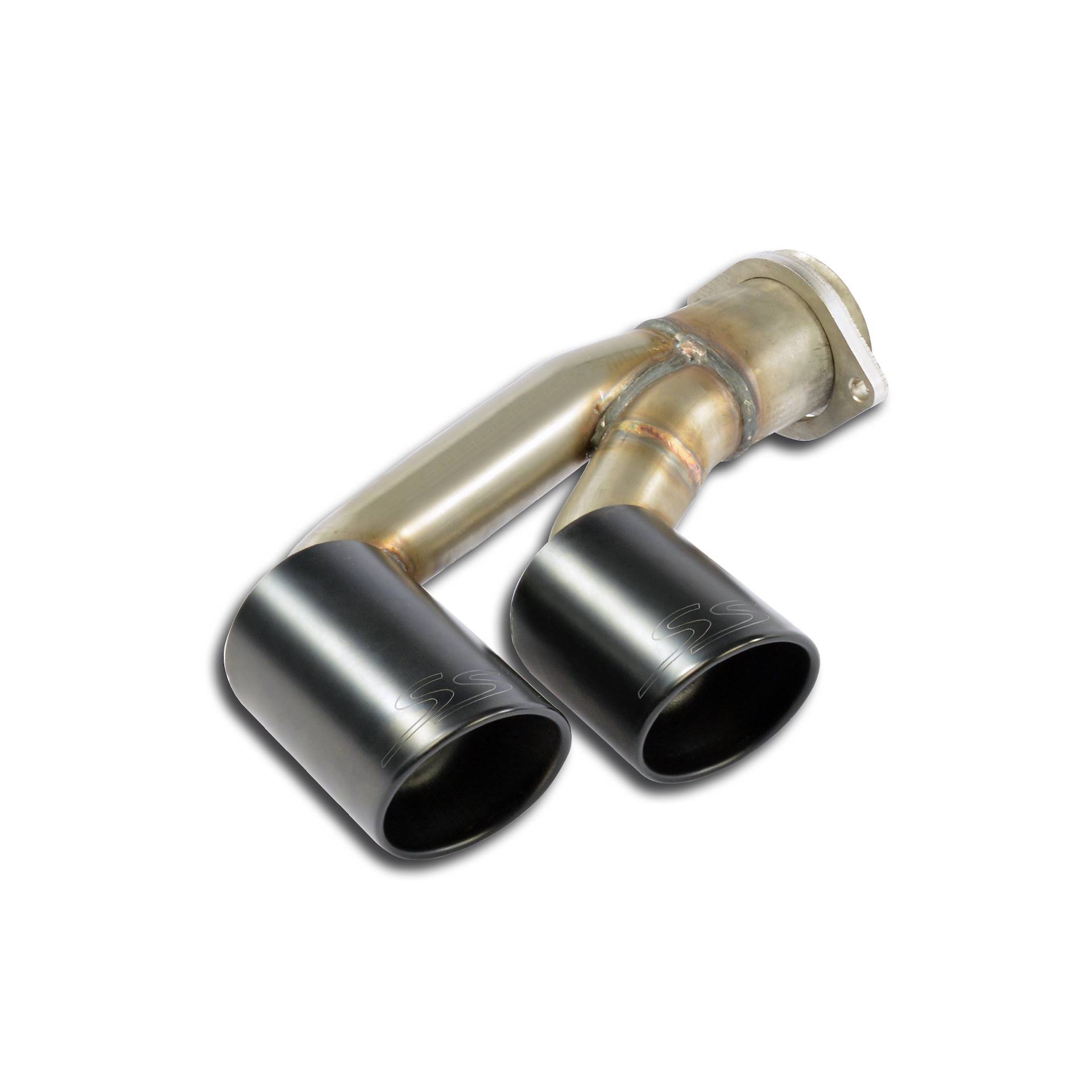 Endpipes kit Left OO90 Gun Metal Grey