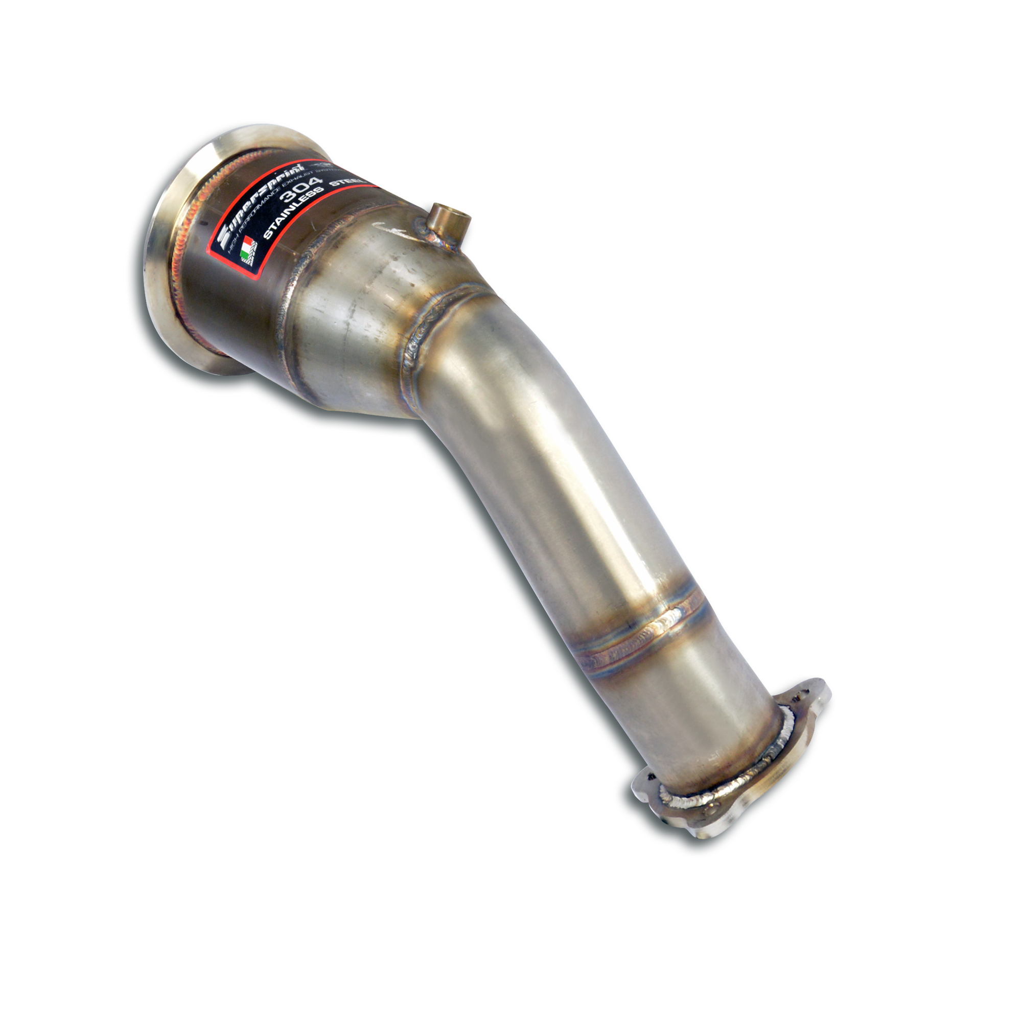 Downpipe Right with Metallic catalytic converter (Left Hand Drive / Right Hand Drive)