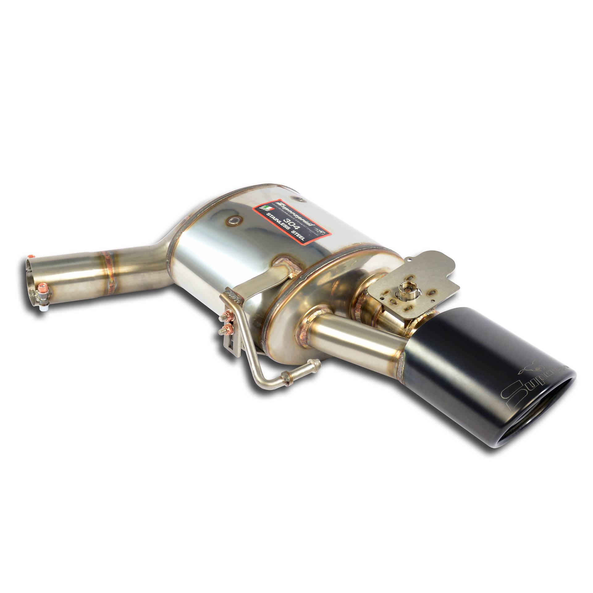 Silencieux arrière Droite 150x105 avec valve