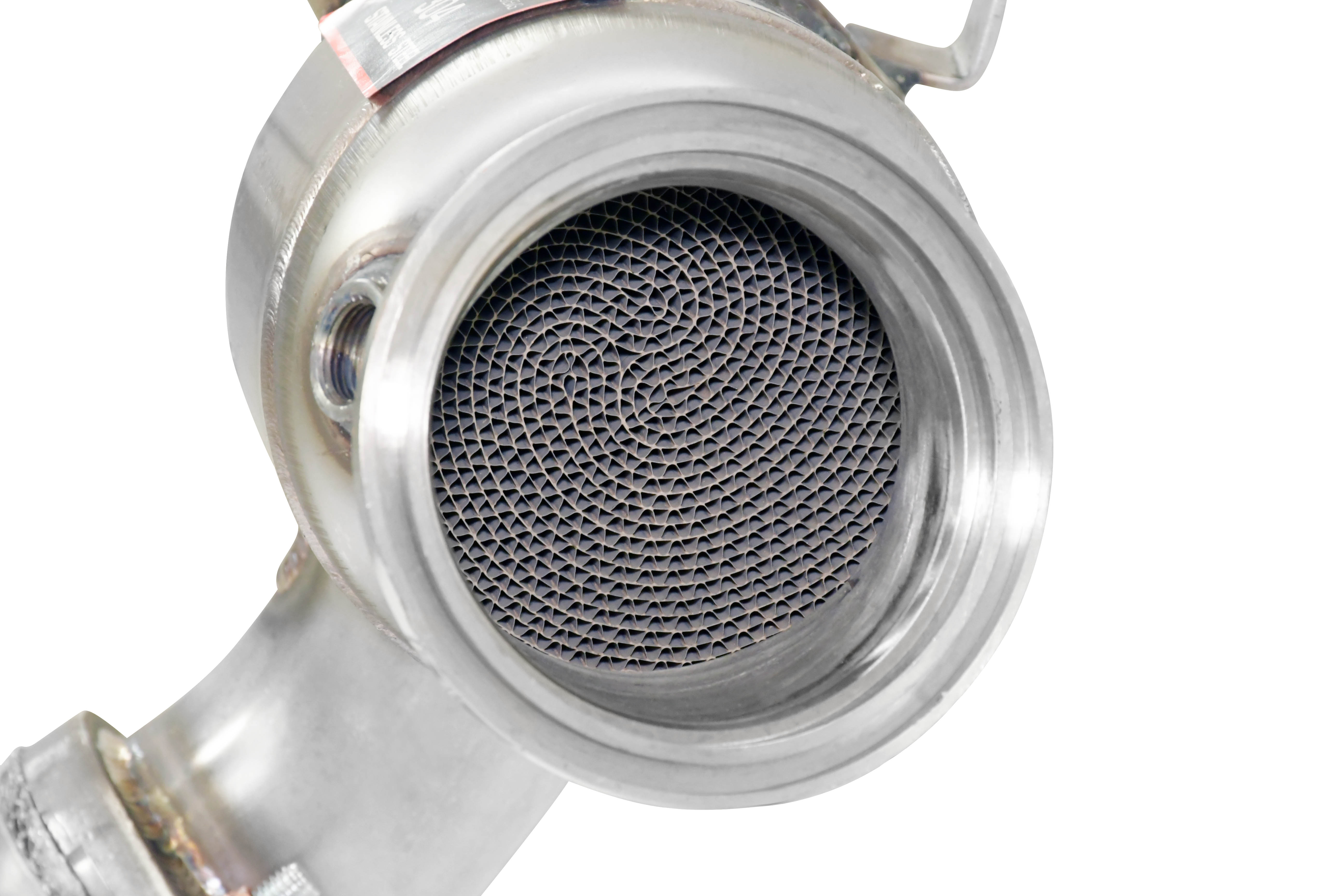 Tubo turbina con catalizzatore metallico