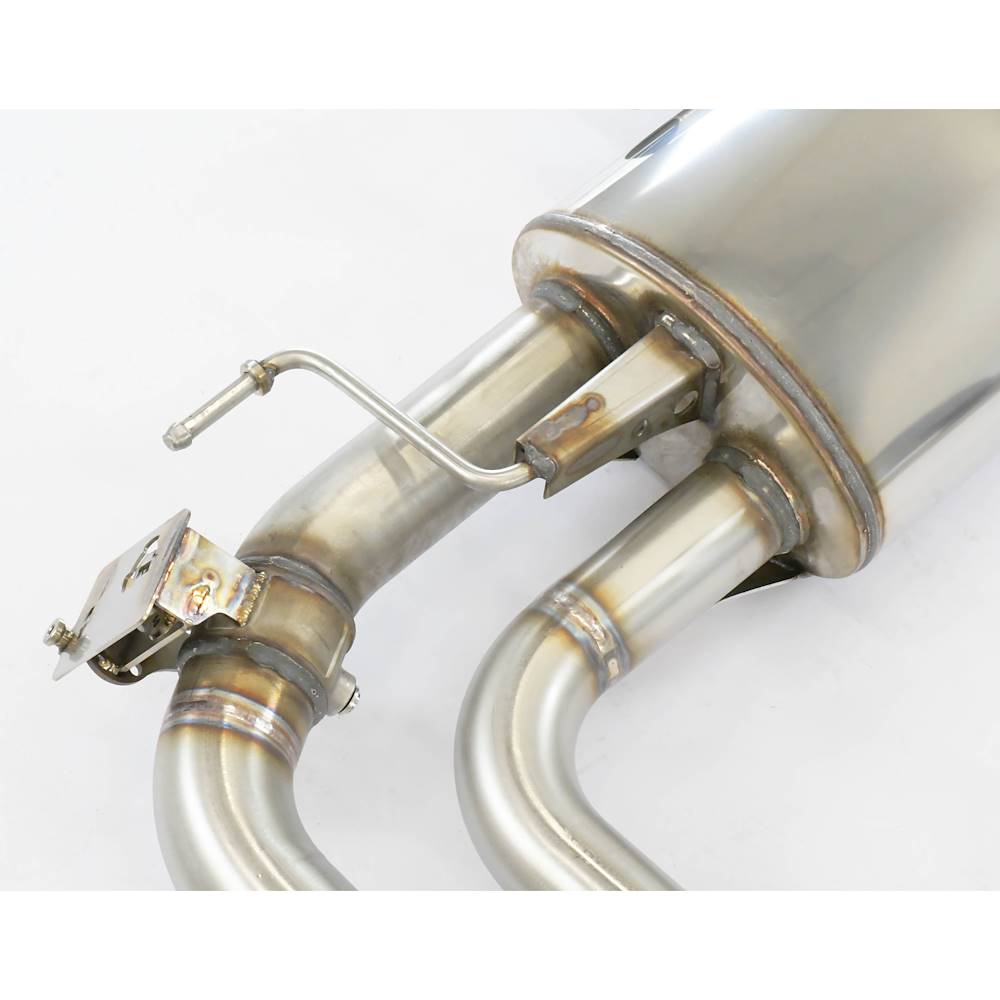 Rear exhaust with valve Right - Left for the Stock end tips