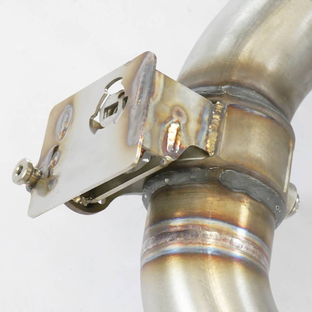 Rear exhaust with valve Right - Left for the Stock end tips