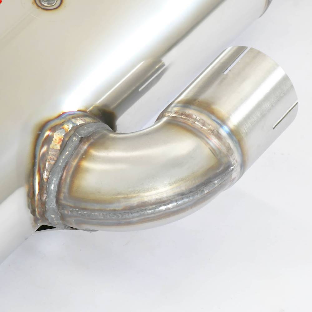 Rear exhaust with valve Right - Left for the Stock end tips