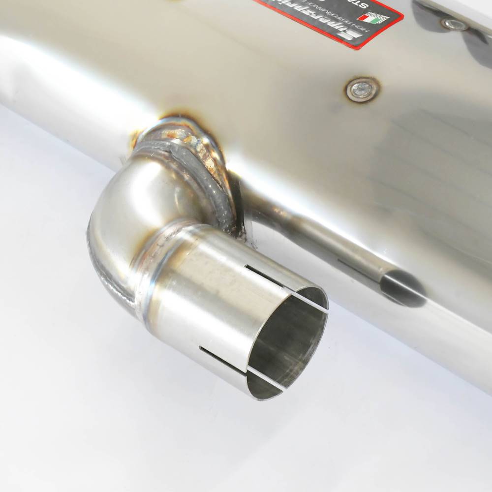 Silencieux arrière avec valve OO100 Droite - OO100 Gauche Gun Metal Grey