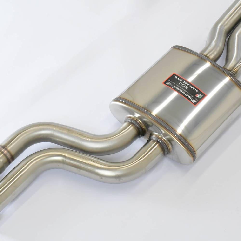 Centre + rear exhaust 95x75 S-Bend