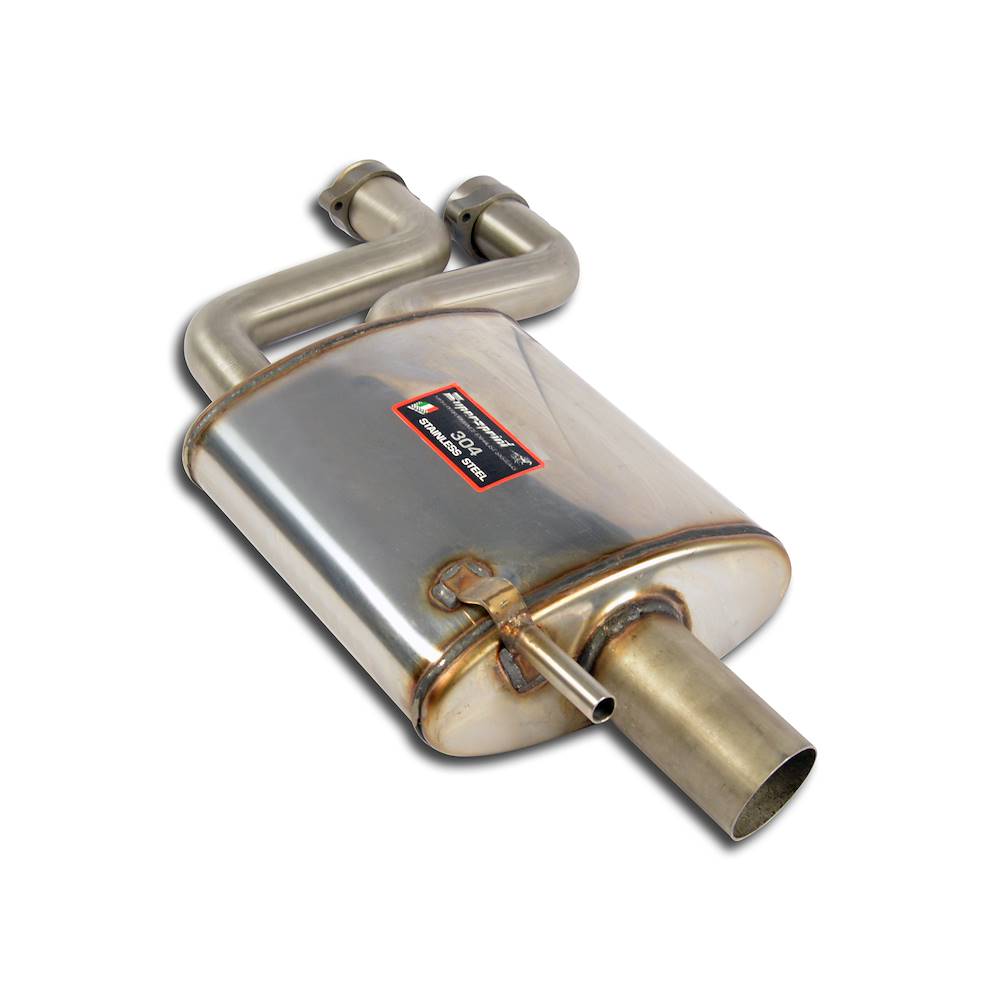 Centre exhaust for OEM rear muffler (required modification of outlet tube)