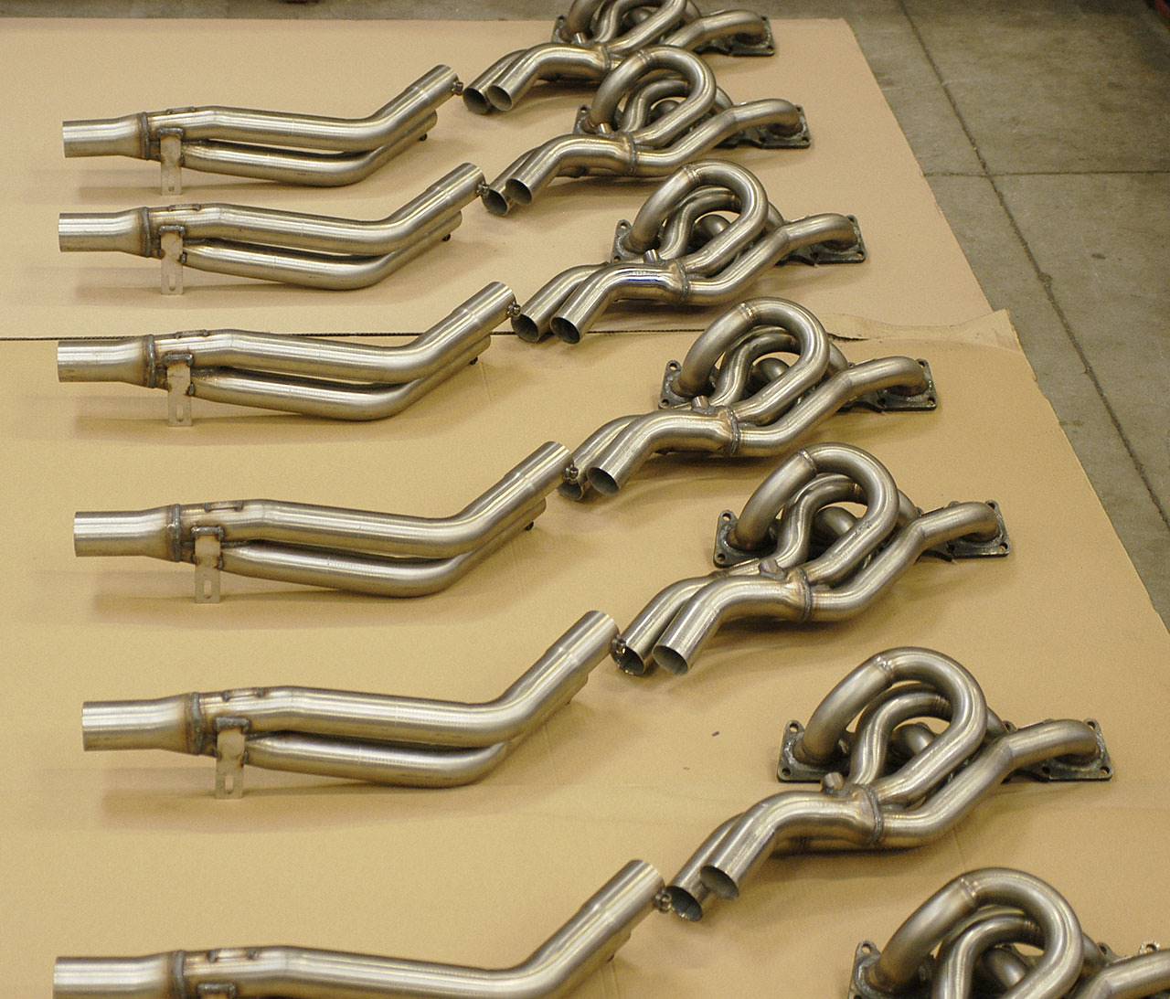 Fächerkrümmer Edelstahl + Y-Pipe (Left Hand Drive)