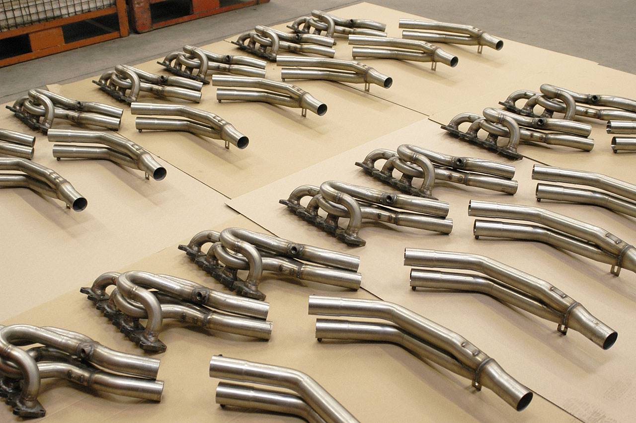 Fächerkrümmer Edelstahl + Y-Pipe (Left Hand Drive)