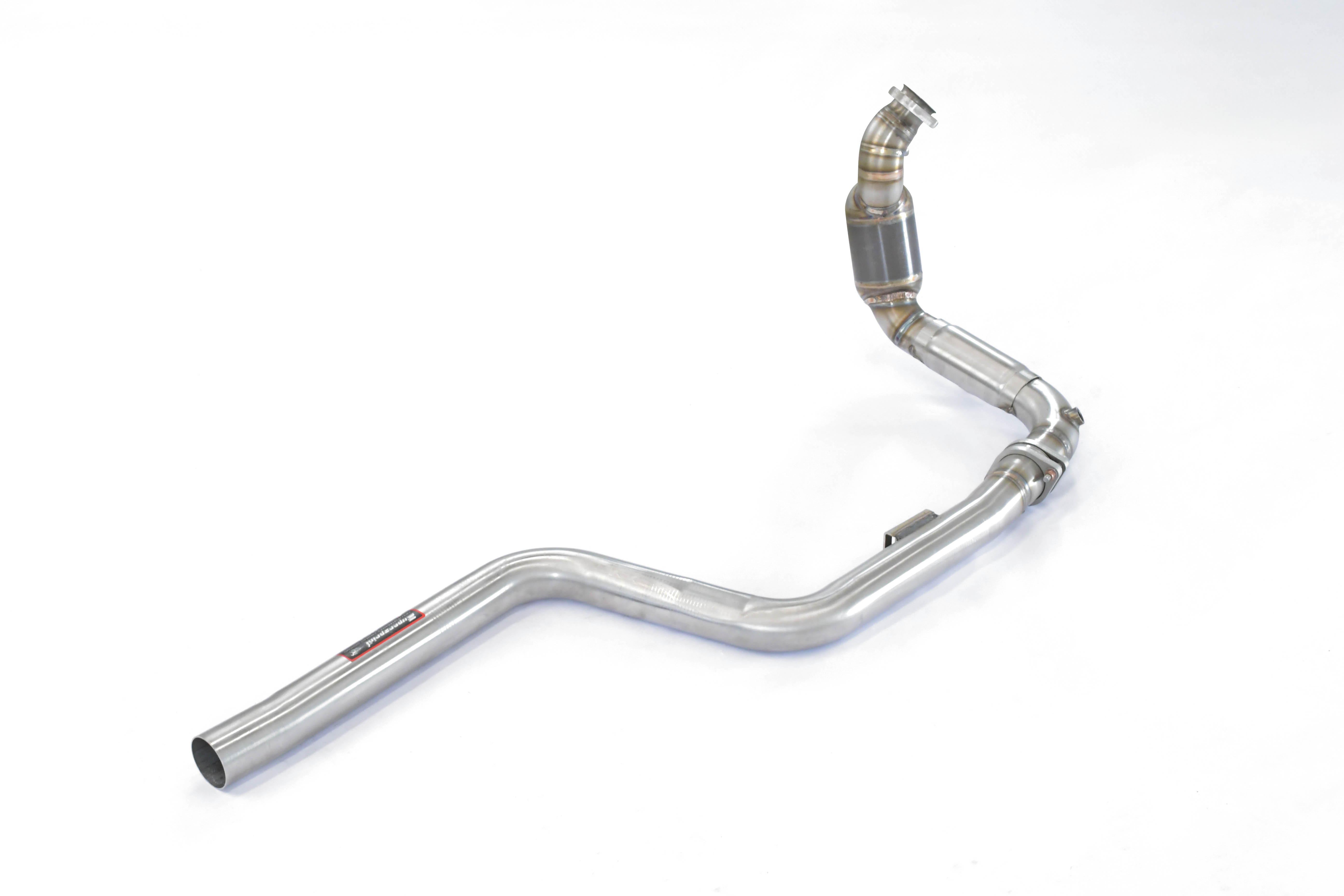 Downpipe Left + front pipe + primary metallic catalytic