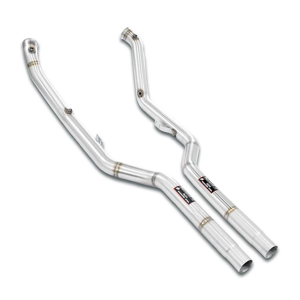 Kit tubo turbina + Tubo anteriore destro - sinistro  (Sostituisce catalizzatore di serie)