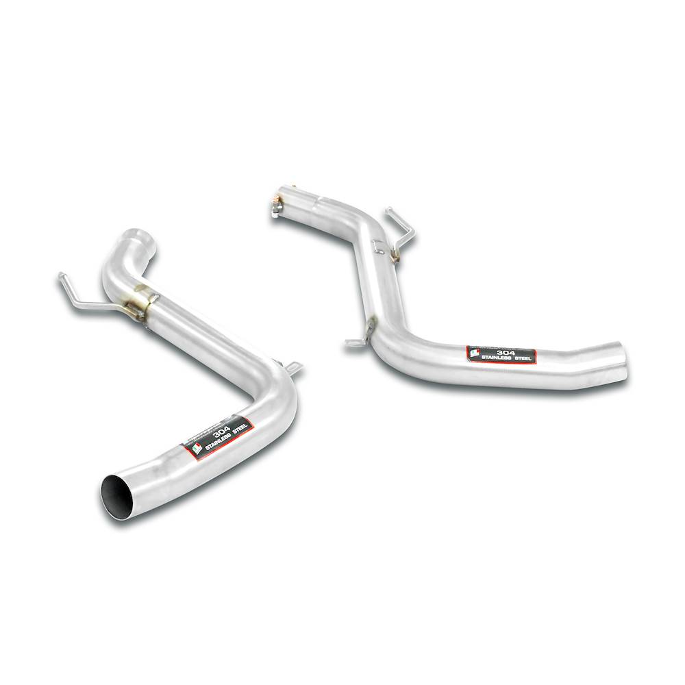 Connecting pipes kit Right - Left for OEM centre exhaust