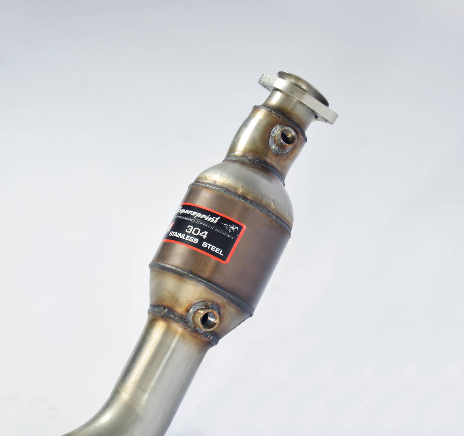 Turbo Descente tube +  Catalyseur métallique Gauche