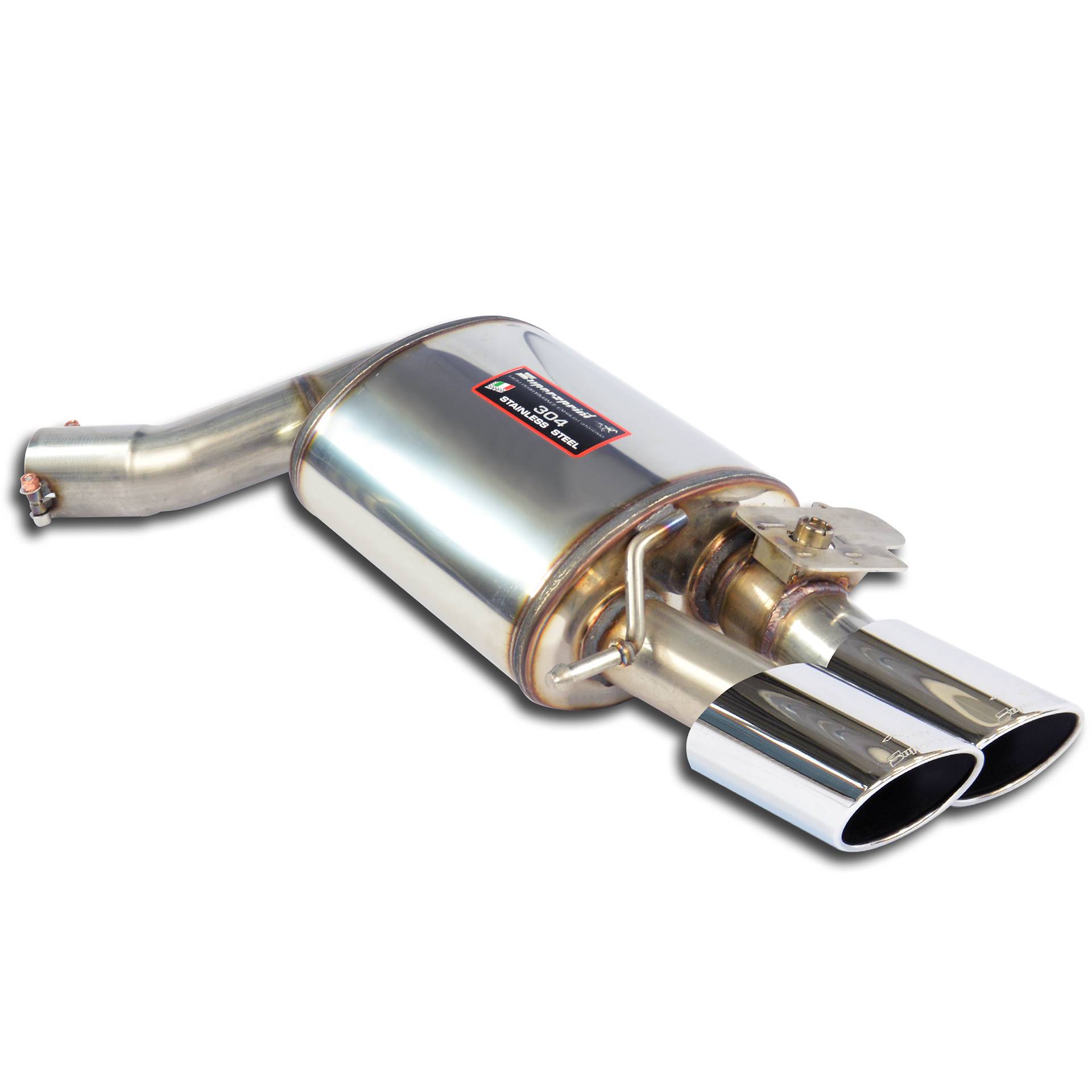 Rear exhaust Right 100x75 with valve