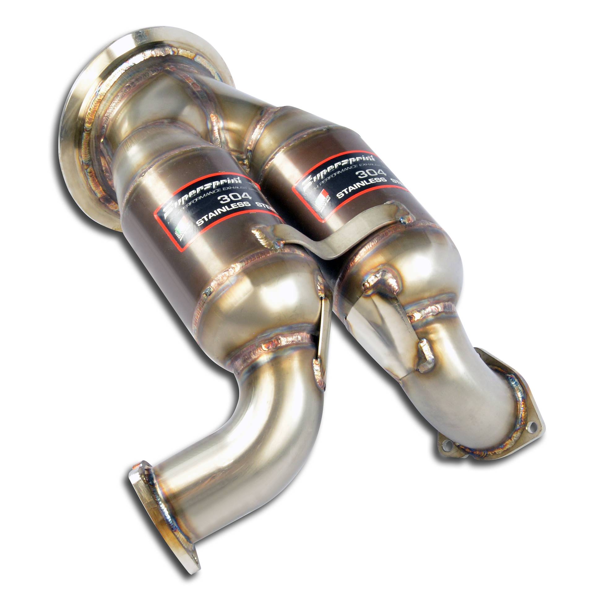 Downpipe + catalizador metalico (Left Hand Drive / Right Hand Drive)