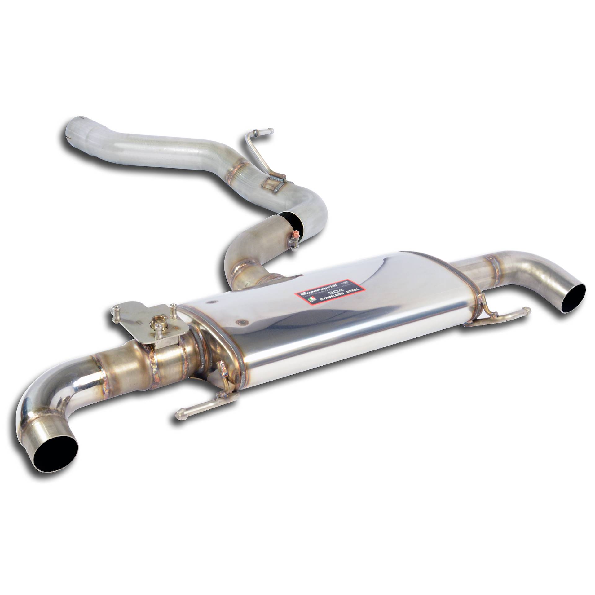 Rear exhaust with valve