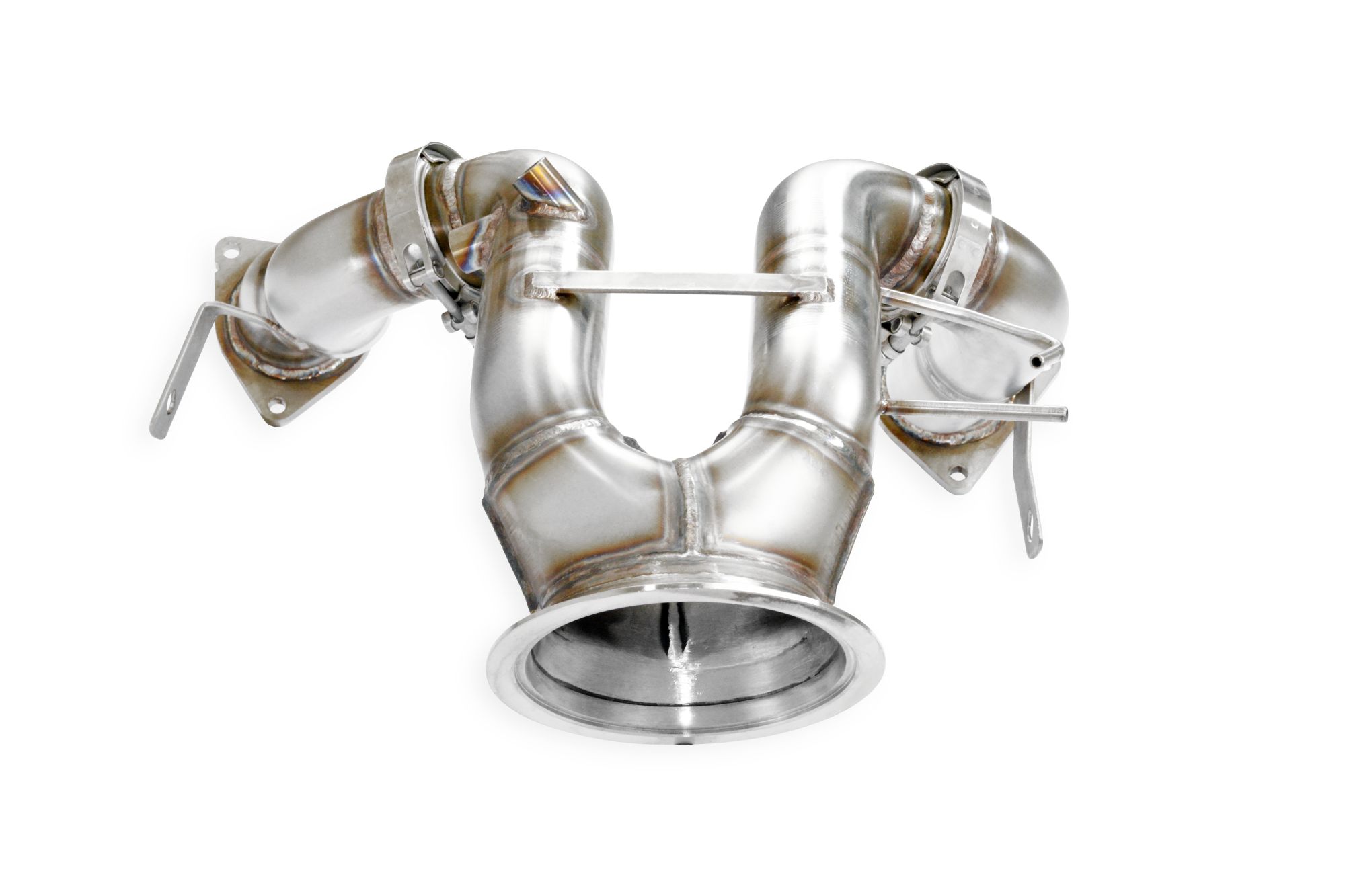 Downpipe right - left (Replaces catalytic) (Left / Right Hand Drive)