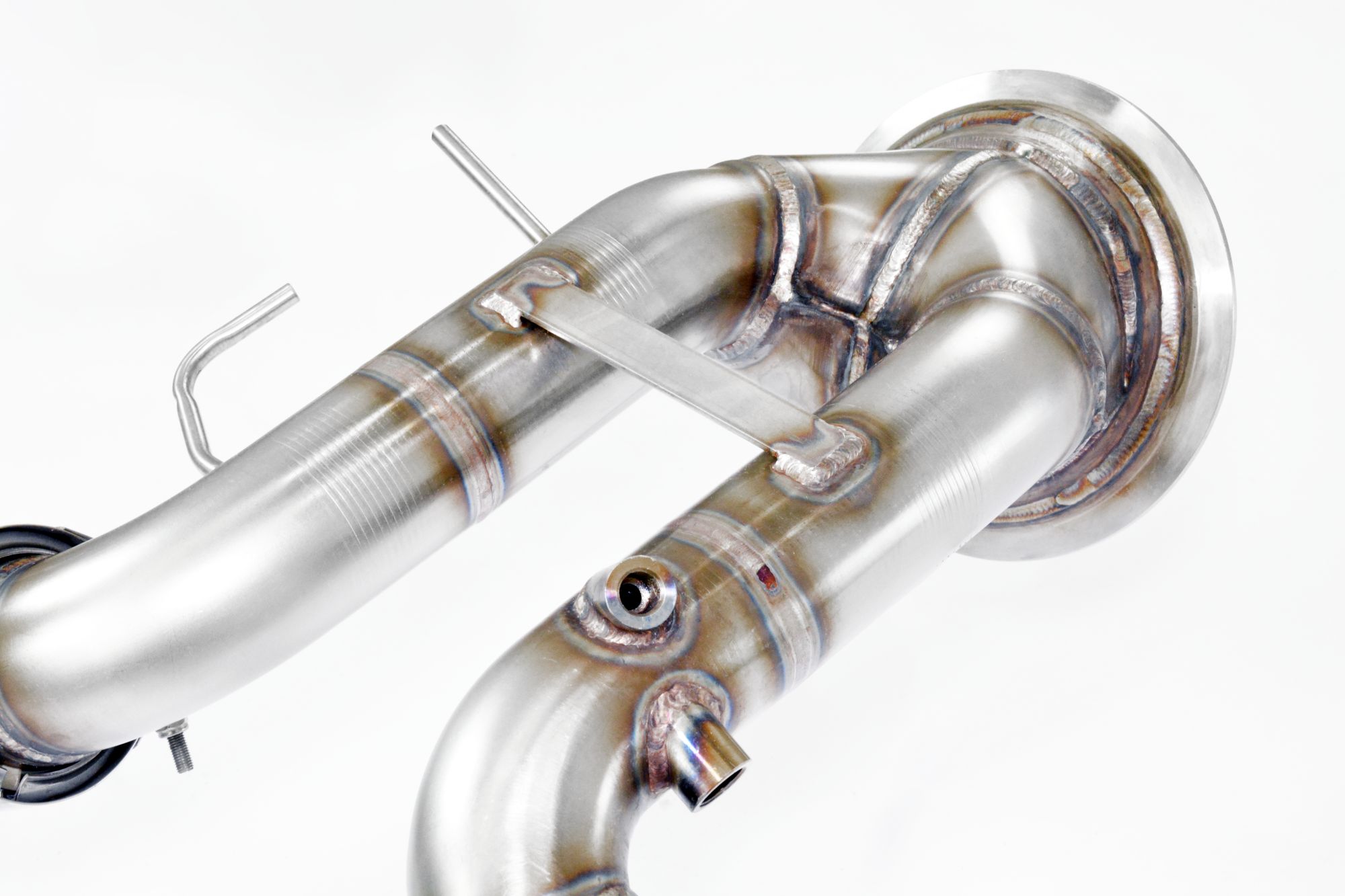 Downpipe right - left (Replaces catalytic) (Left / Right Hand Drive)