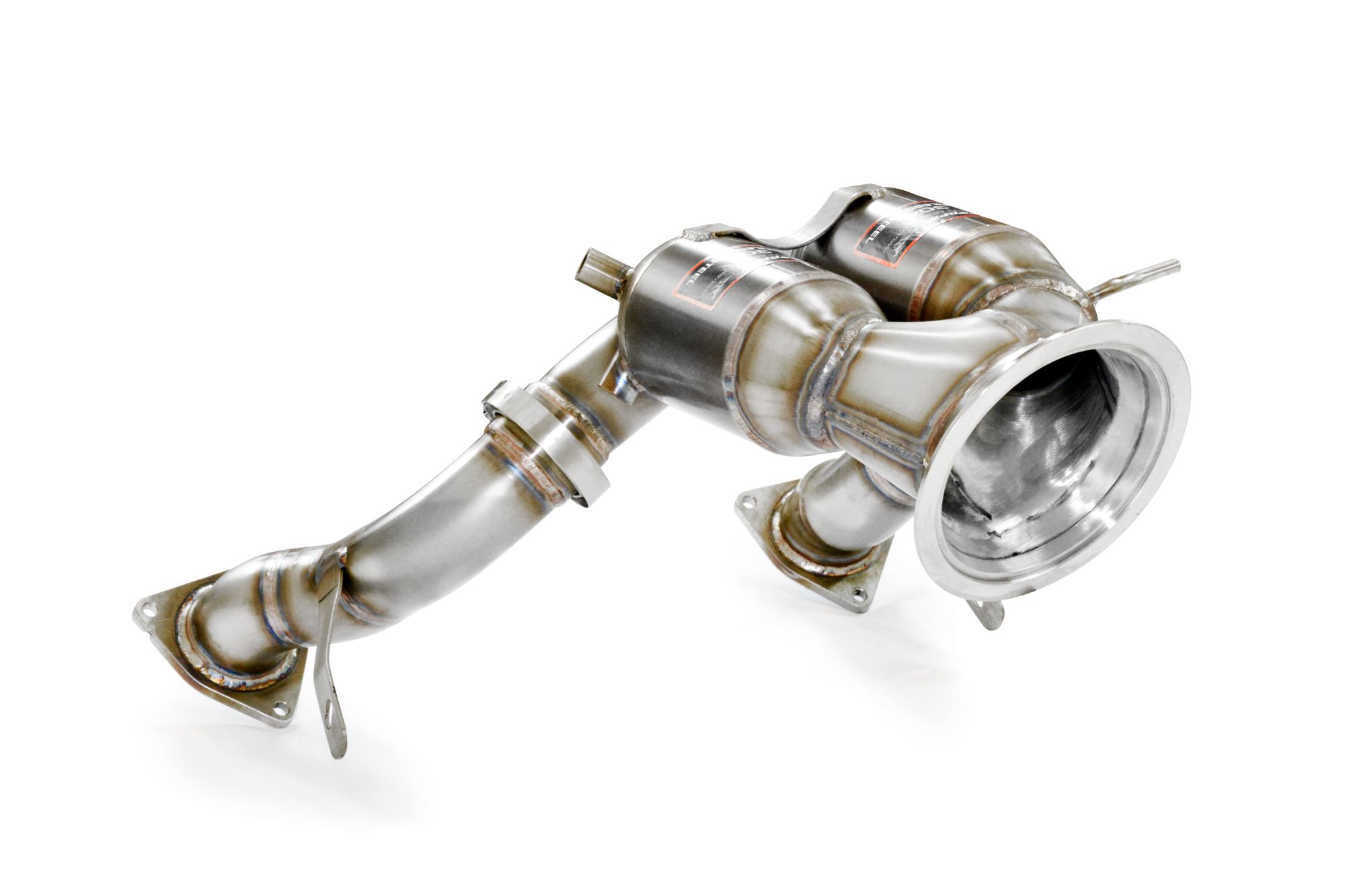 Downpipe + metallic catalytic right - left (Left / Right Hand Drive)