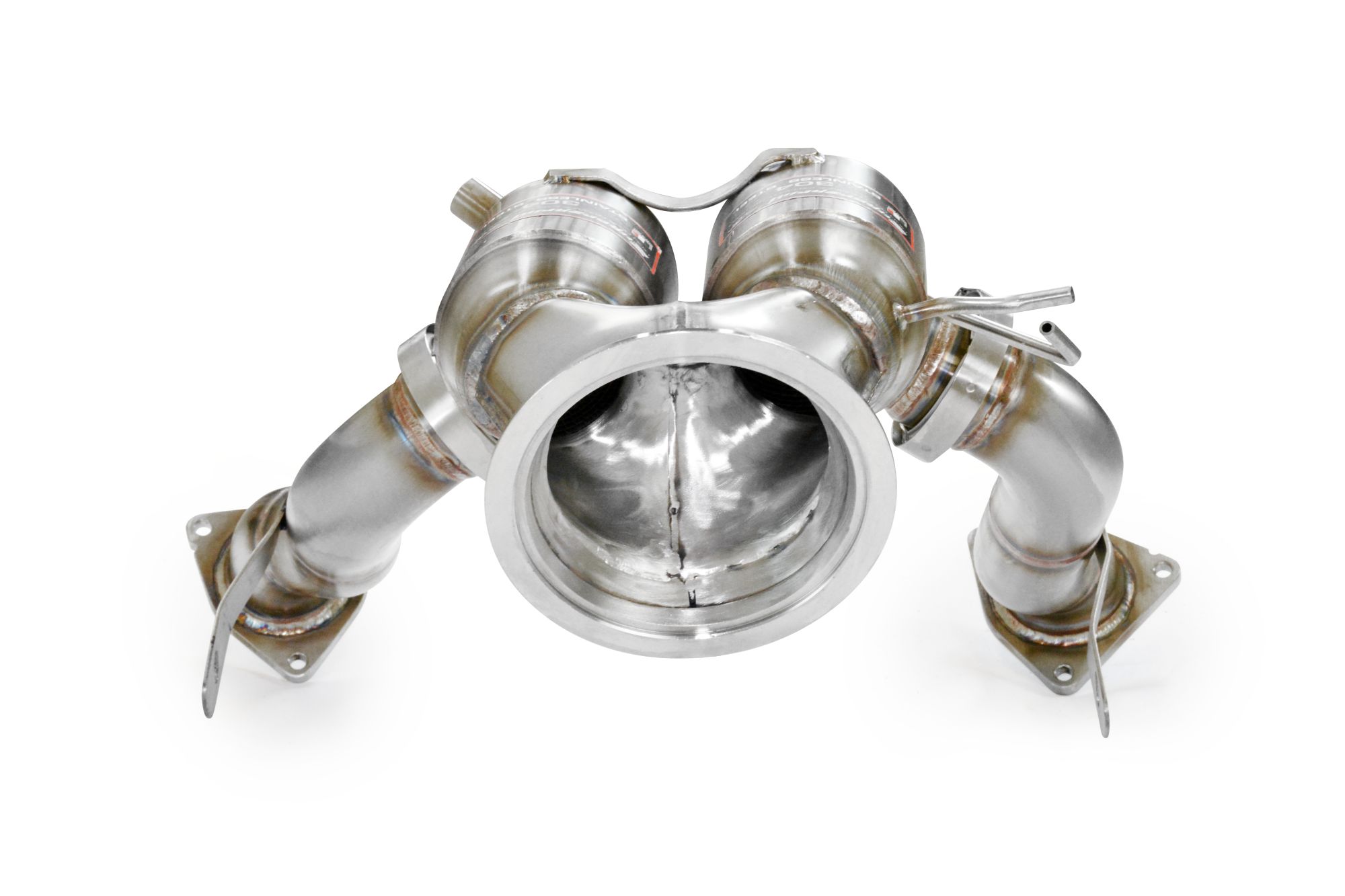 Downpipe + metallic catalytic right - left (Left / Right Hand Drive)