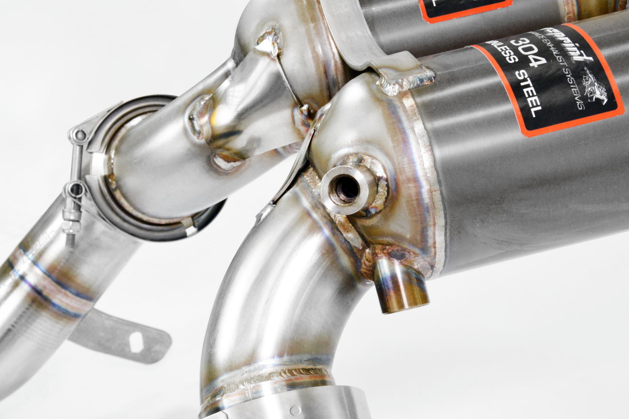 Downpipe + metallic catalytic right - left (Left / Right Hand Drive)