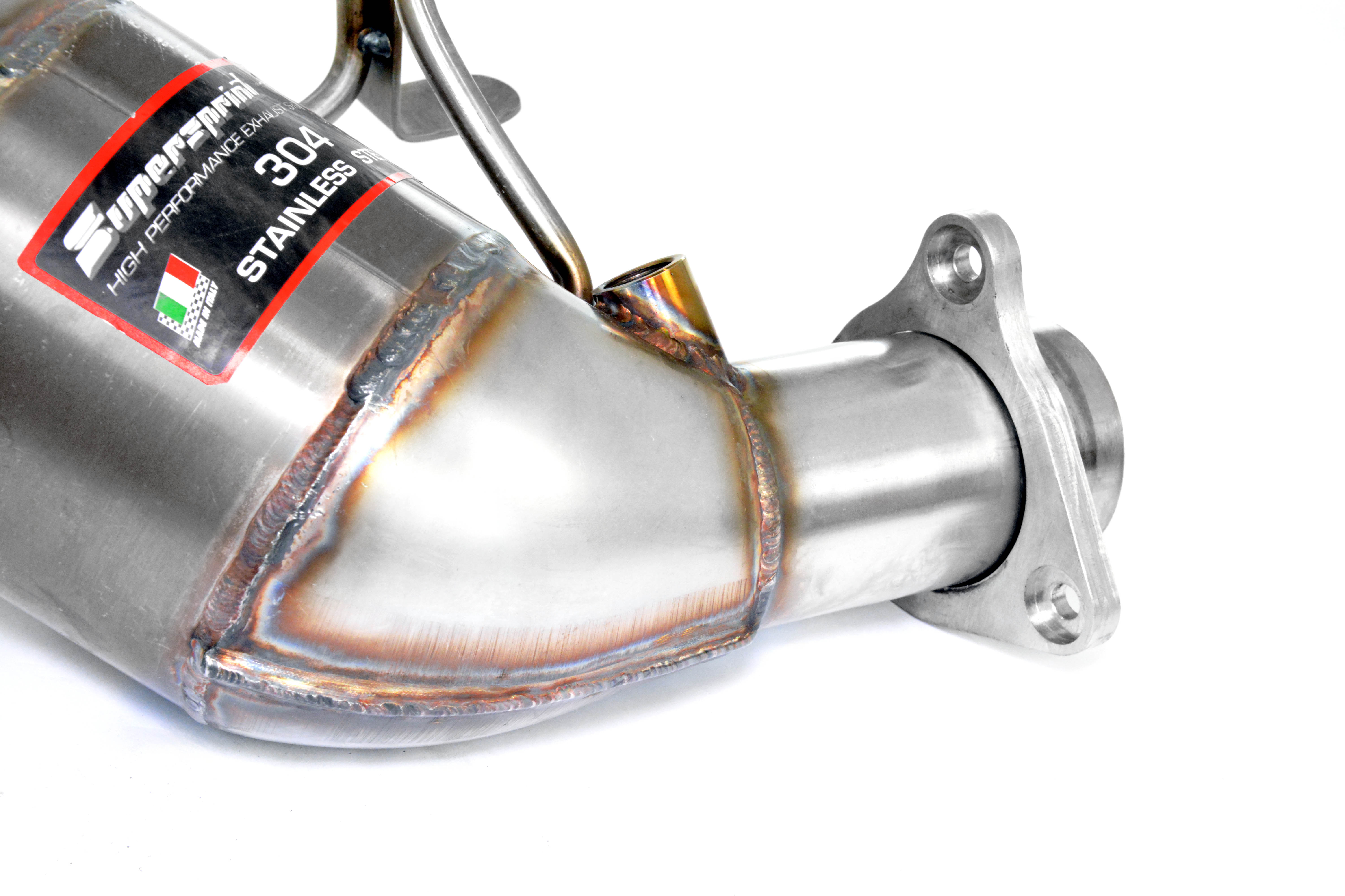 Front Metallic catalytic converter Right - Left 100 CPSI   