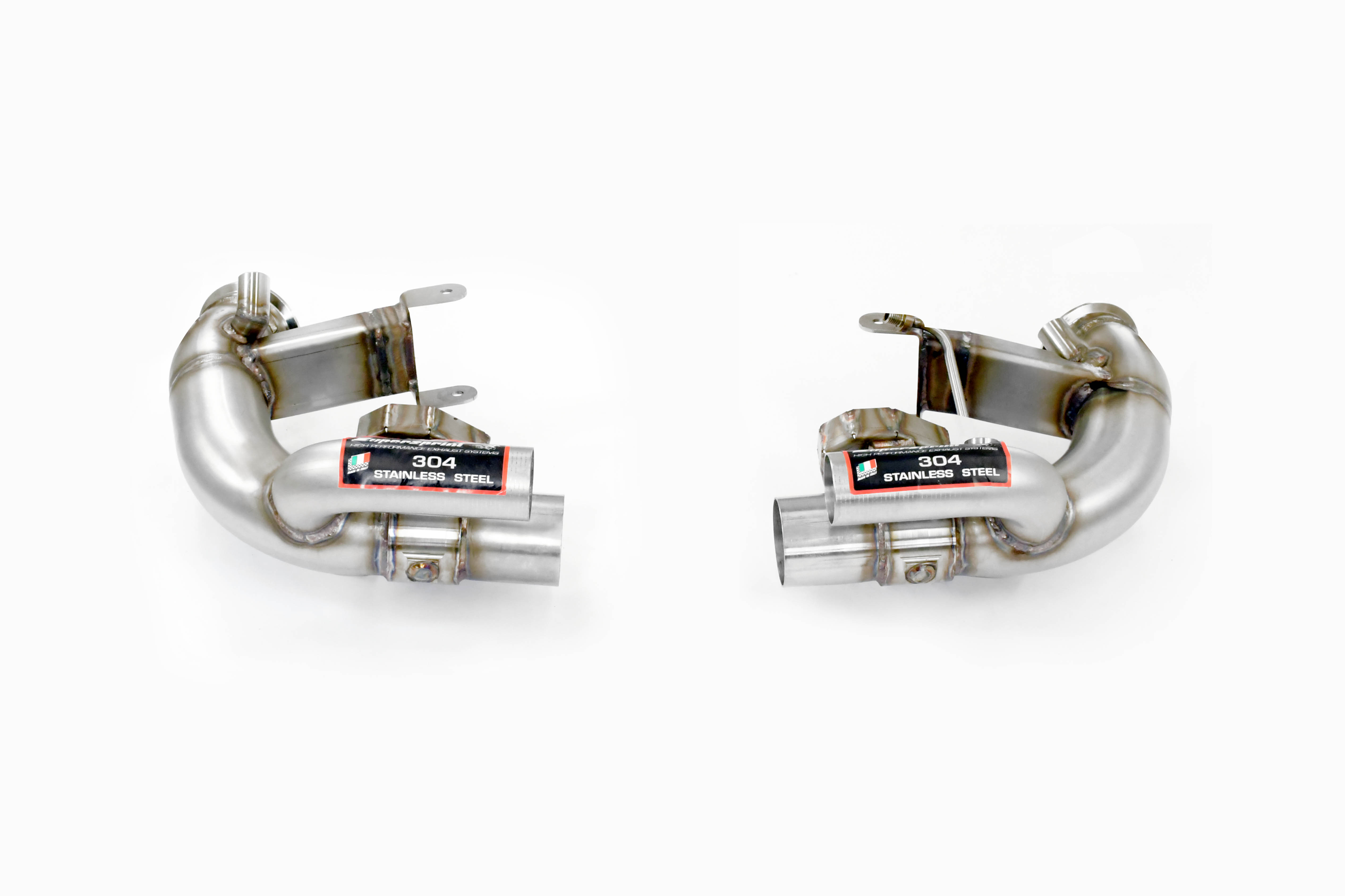 Front pipes kit Right - Left (Replaces catalytic converter + GPF) with valve