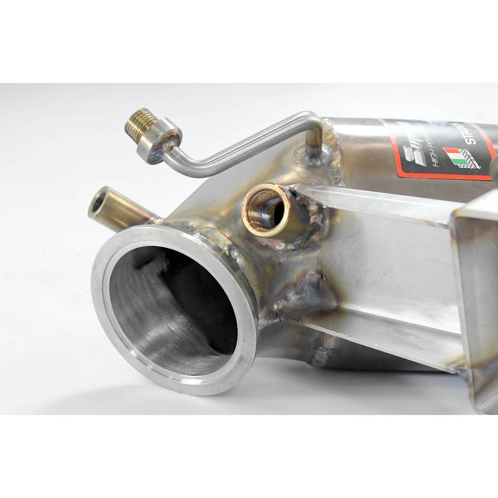Catalizzatore metallico destro - sinistro 100 CPSI con valvola