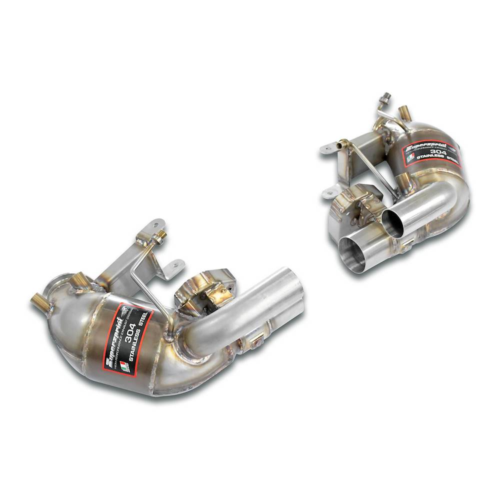 Catalizzatore metallico destro - sinistro 100 CPSI con valvola
