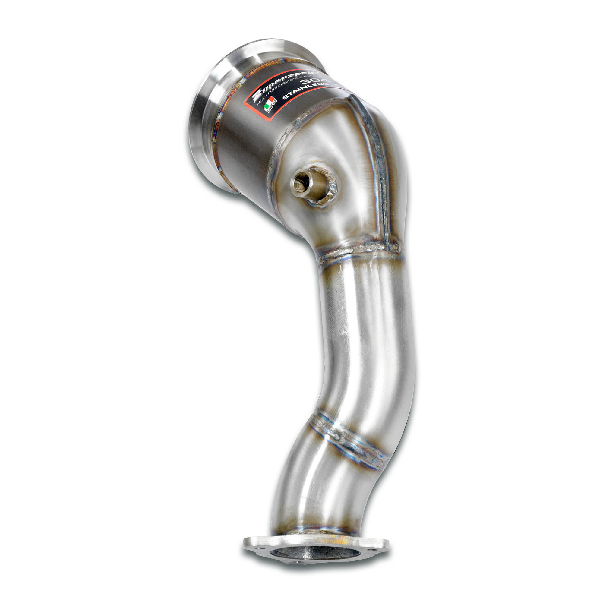 Downpipe Gauche avec  Catalyseur métallique (Volant à gauche / Volant à droite)