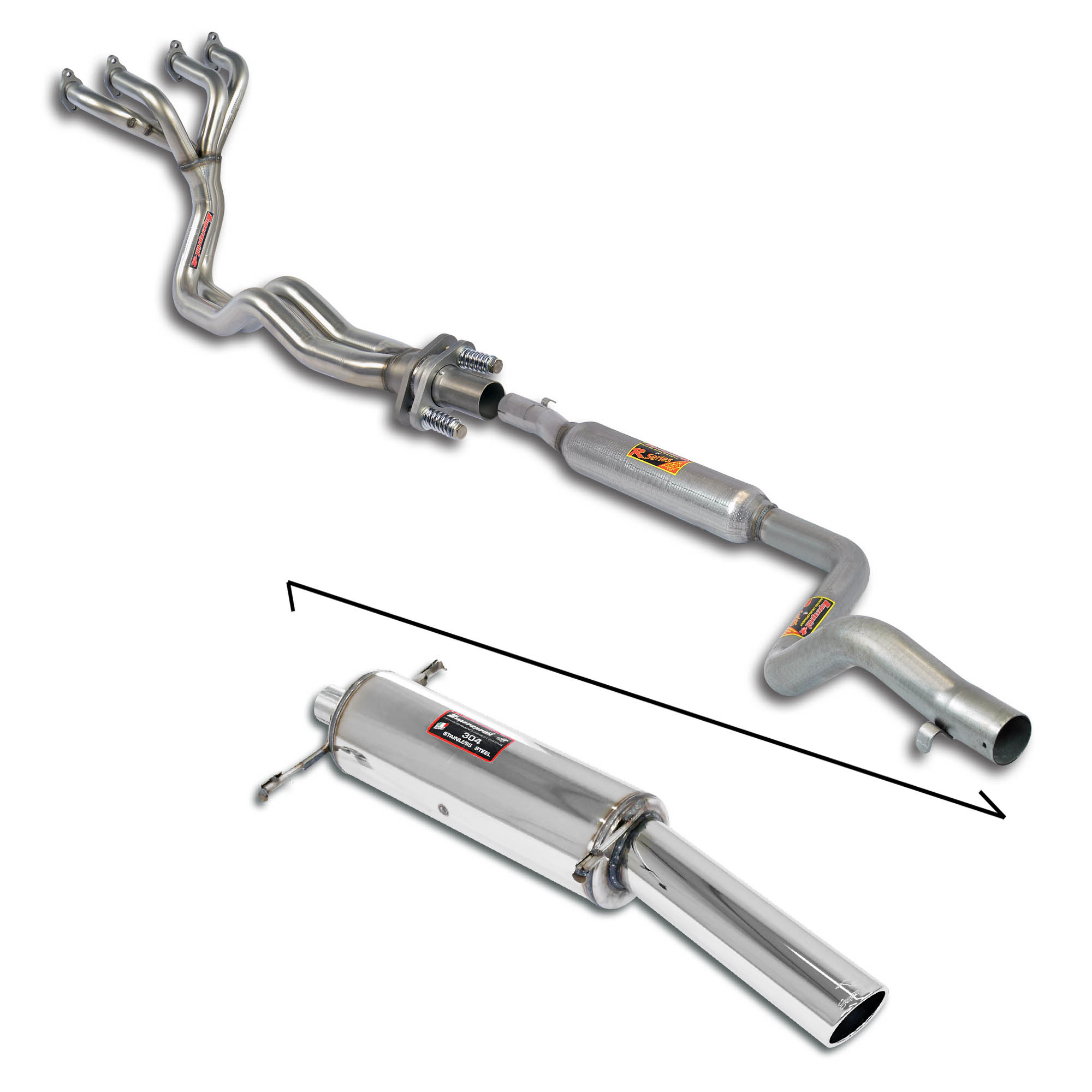 Sport performance package 4-2-1 Oversize Ø50mm With E.E.C. homologation