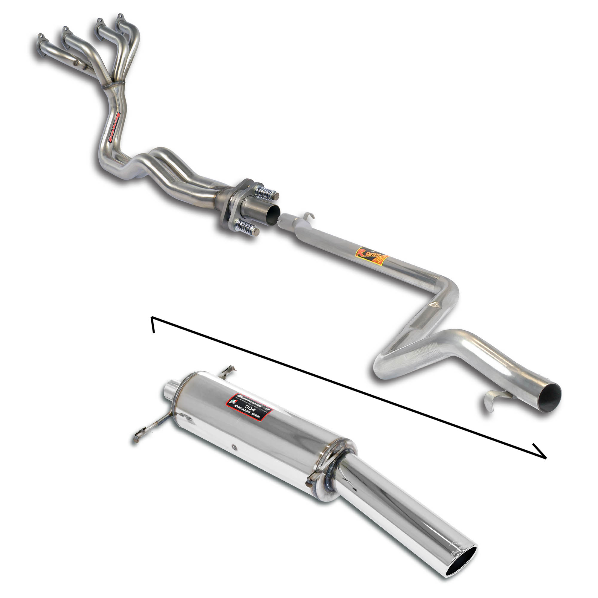 Track performance package 4-2-1 Oversize Ø50mm
