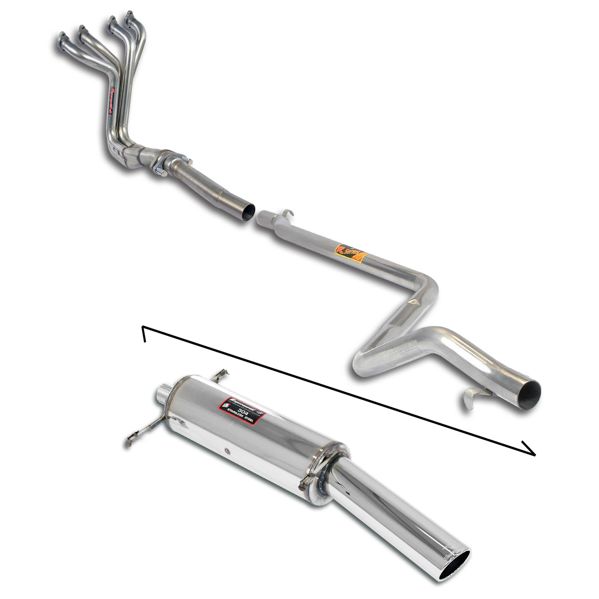 Track performance package 4-1 Oversize Ø50mm