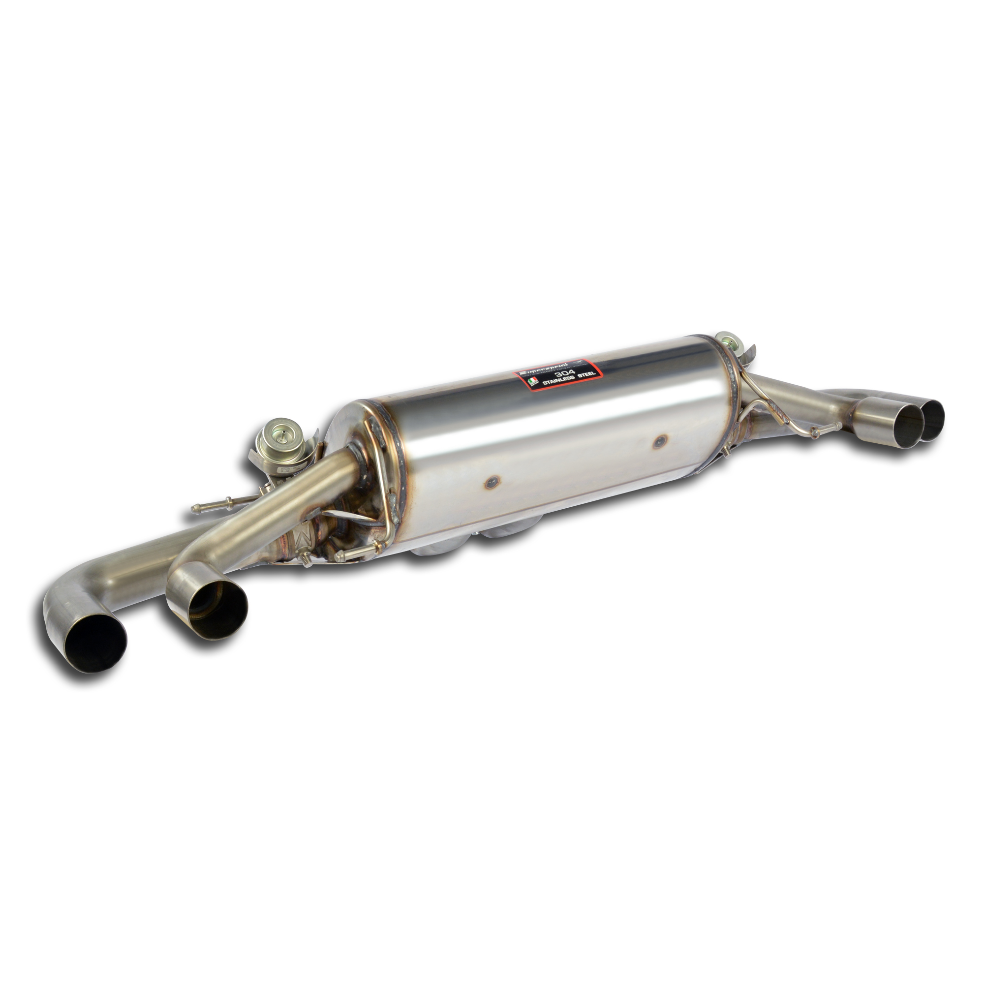Rear exhaust Right + Left with Valves