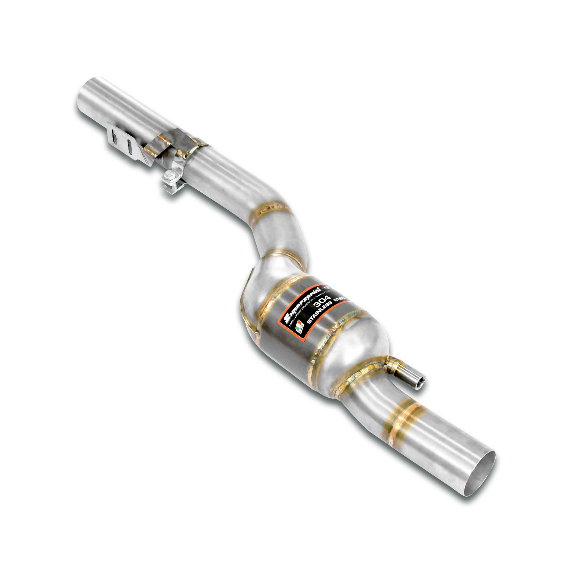 Front metallic catalytic Right