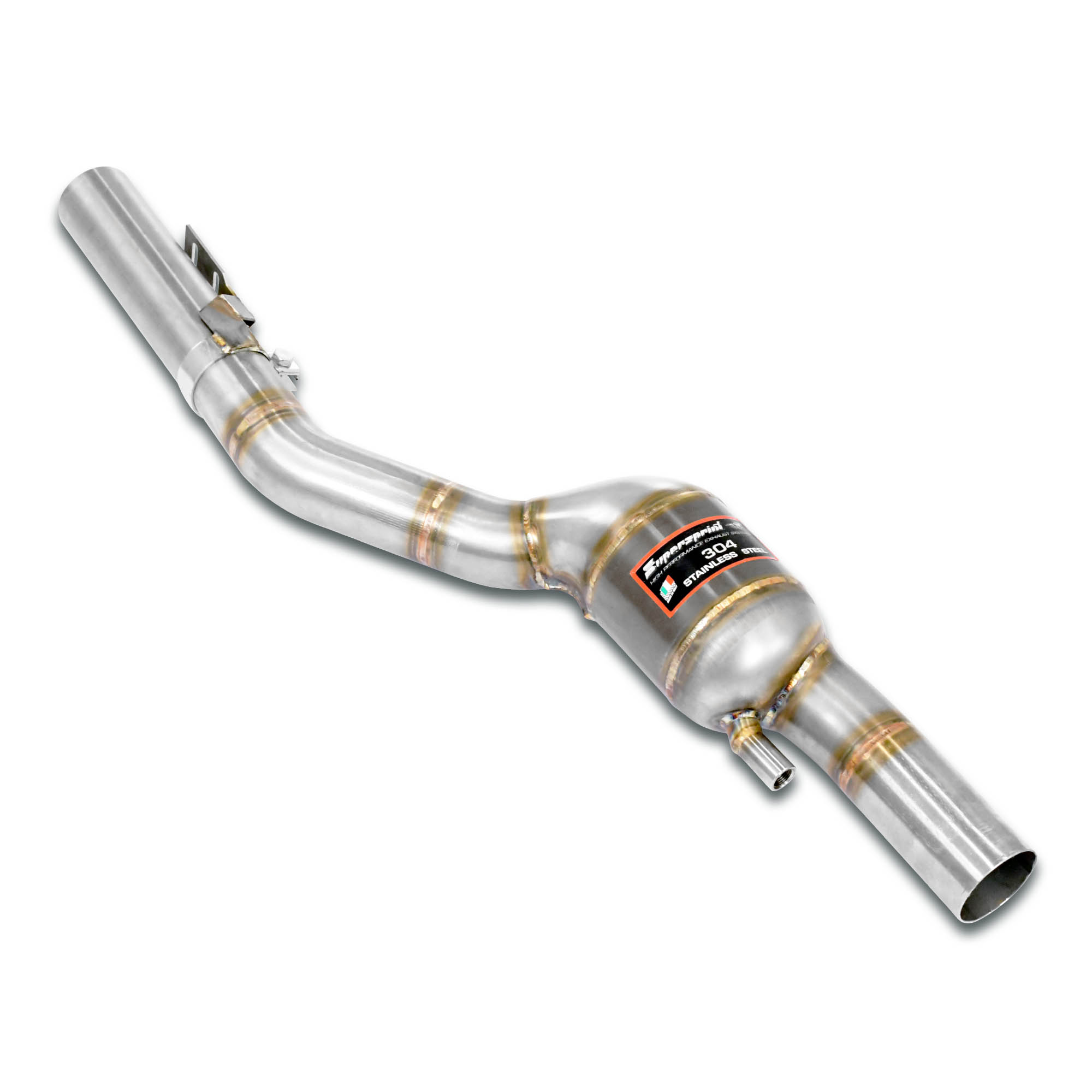 Front metallic catalytic Left