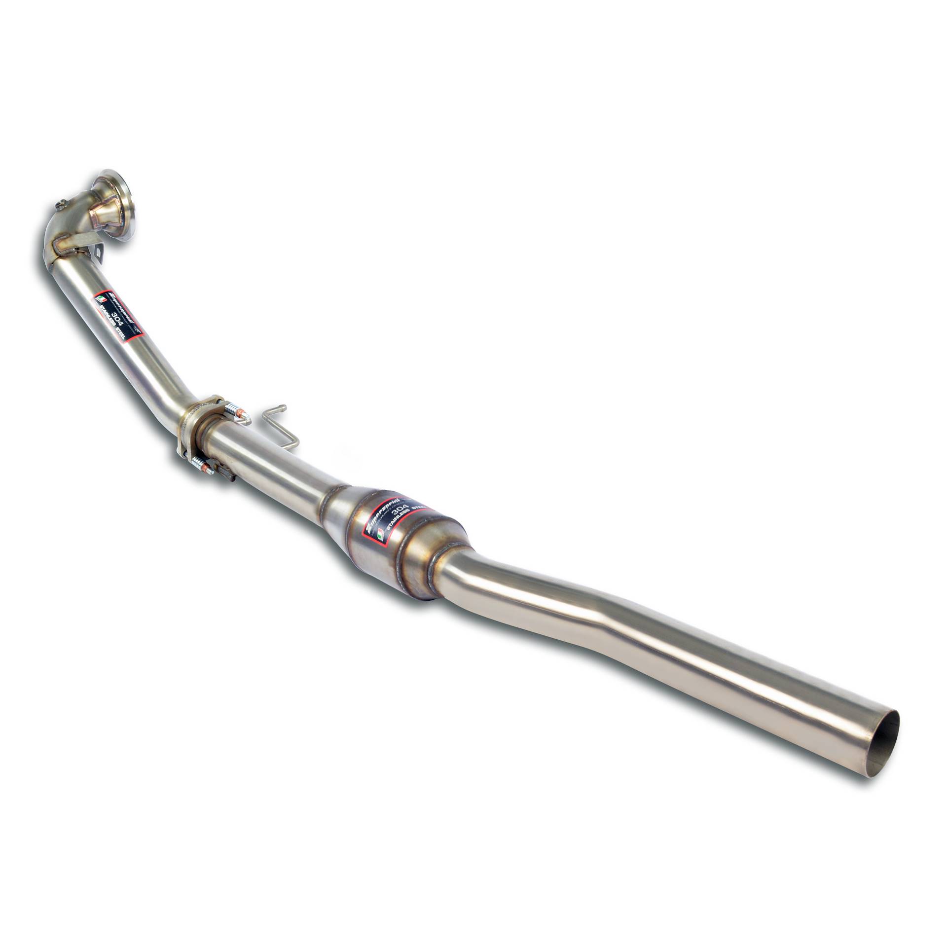 Turbo downpipe kit con catalizador metalico