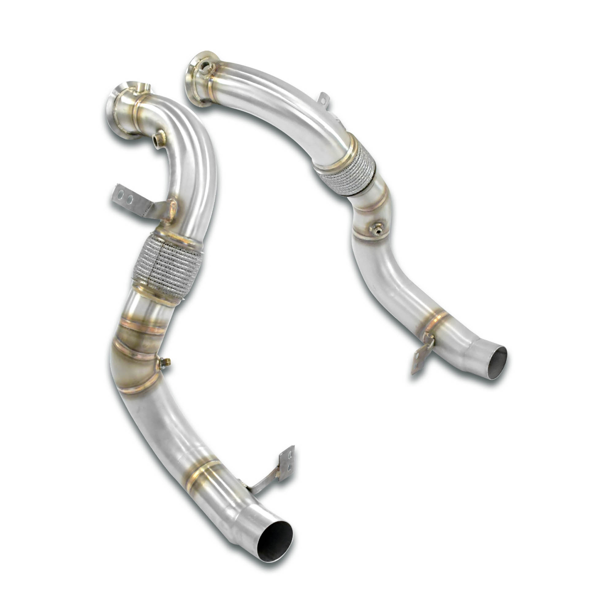 Turbo Descente tube Droite - Gauche  (remplace catalyseur) Compatible avec le système Cat.-Back d'origine