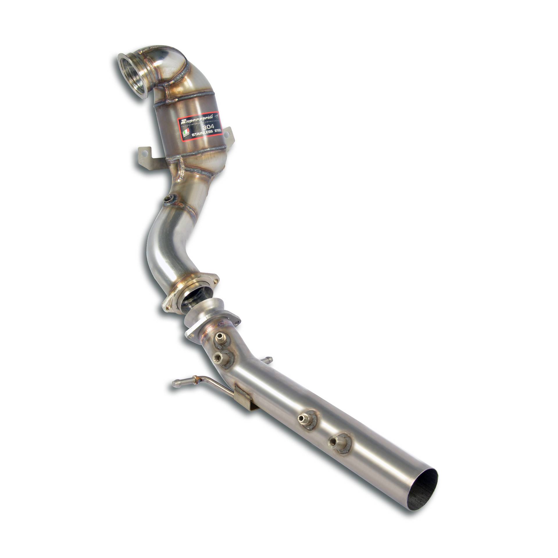 Turbo downpipe kit + Metallic catalytic converter 200 CPSI (Deletes GPF)