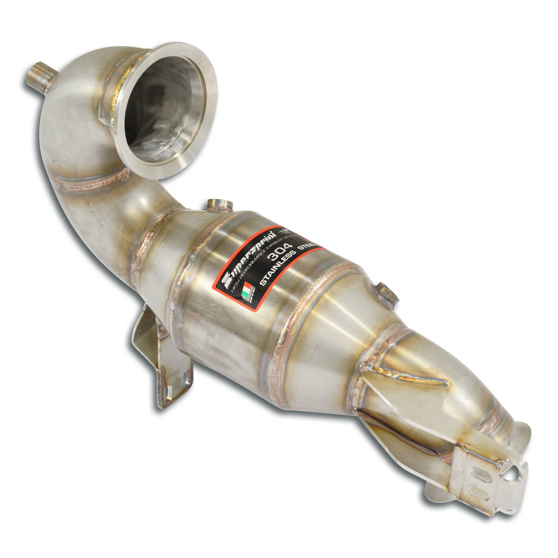Downpipe + metallic catalytic converter
