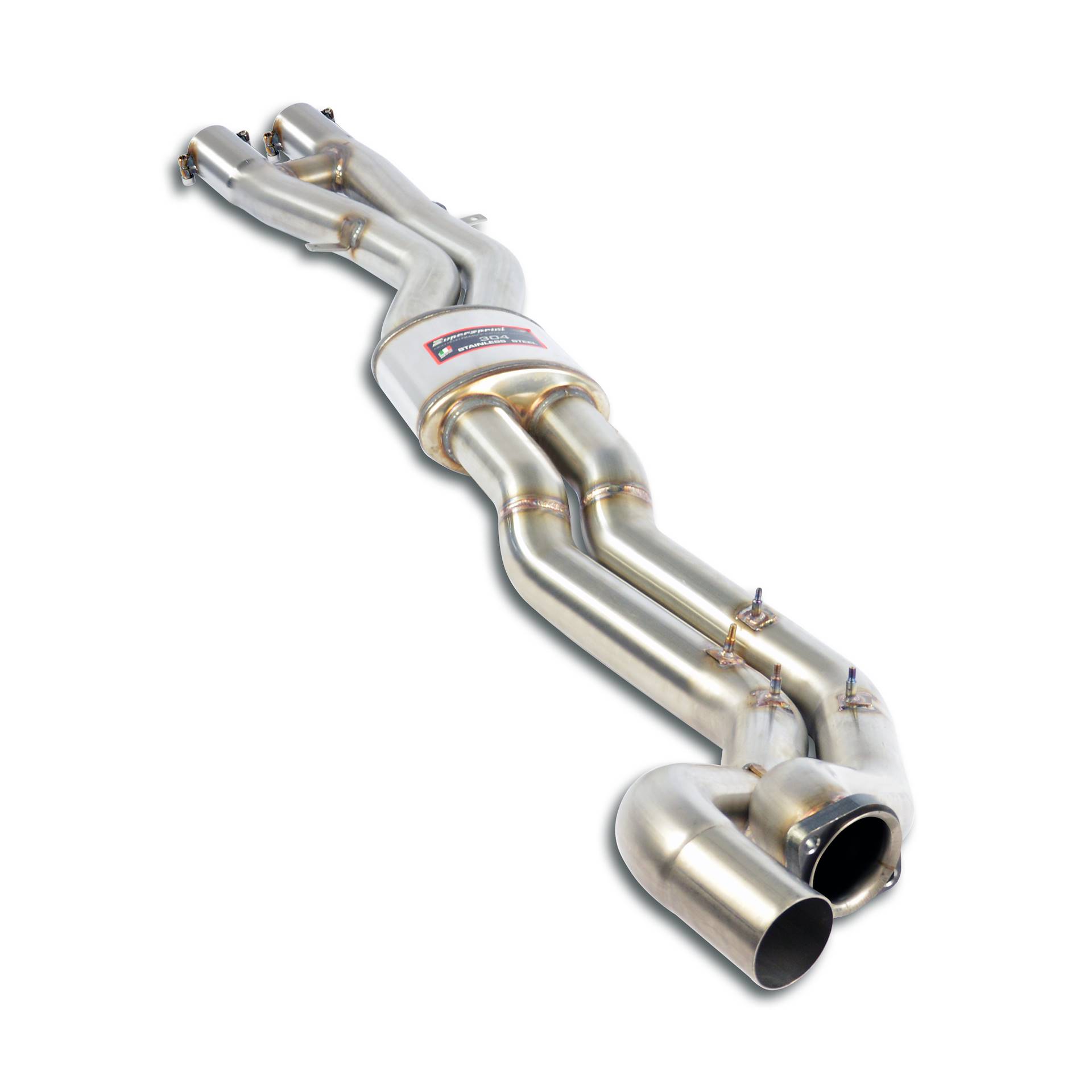 Silencioso central + H-Pipe