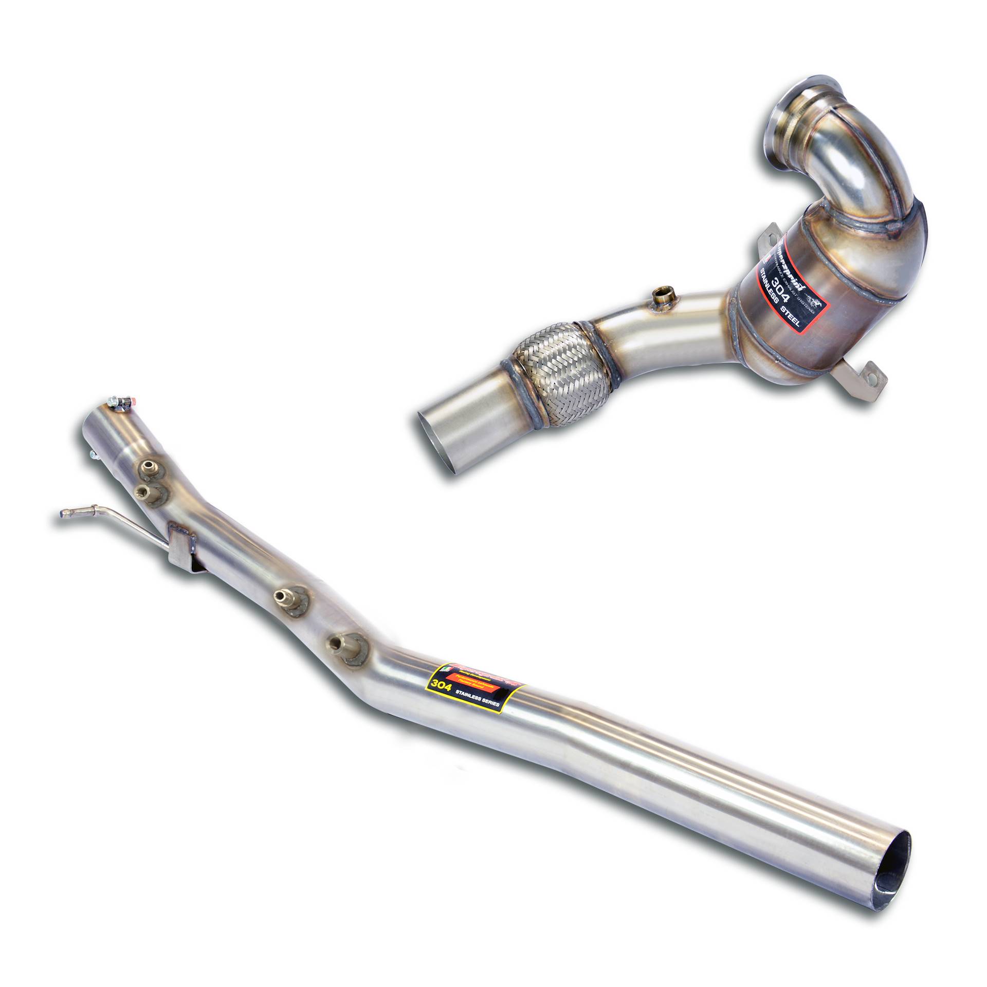 Turbo Descente tube + Metallic 200 CPSI catalyseur (Suppression GPF)