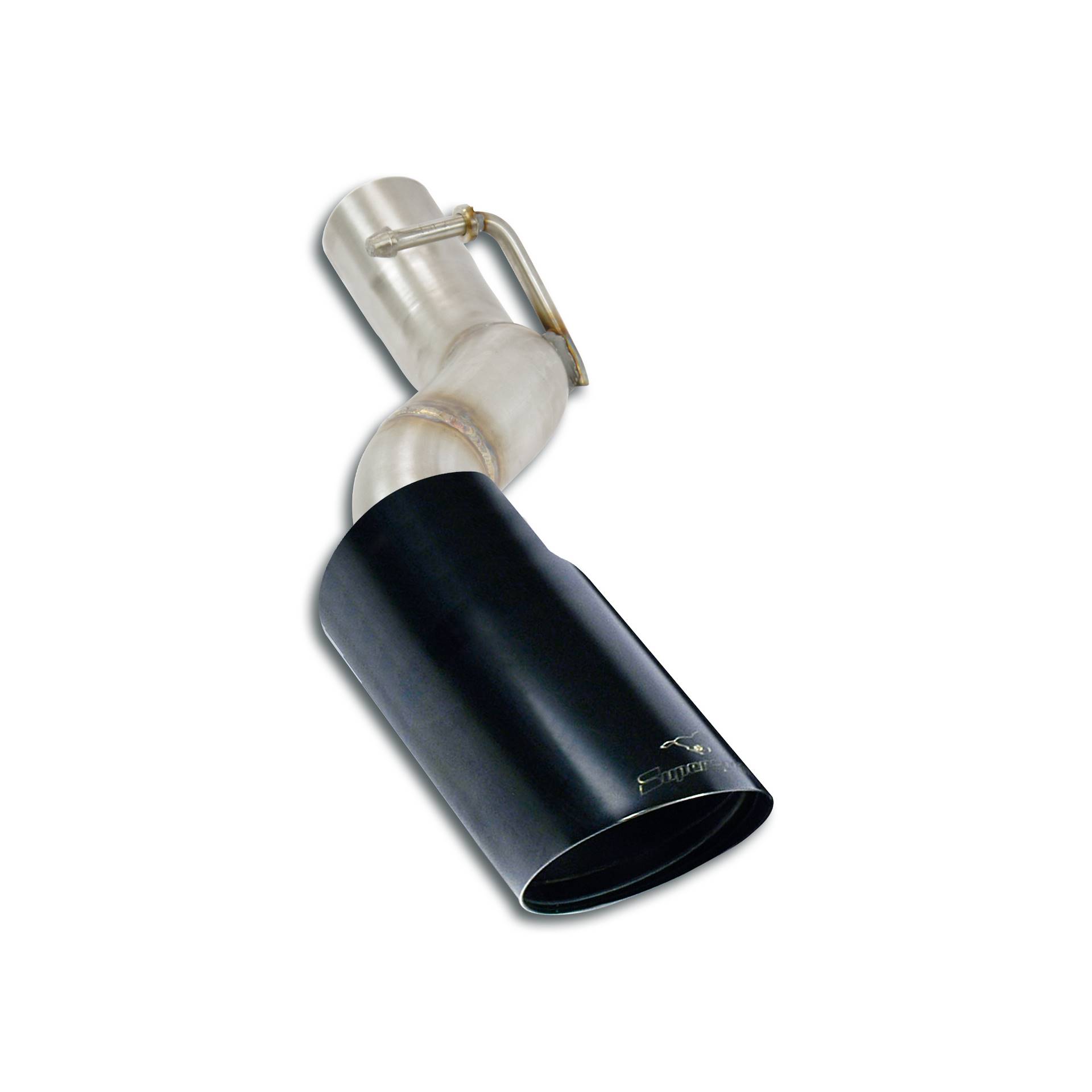 Rear pipe O90 Gun Metal Grey (Muffler delete)
