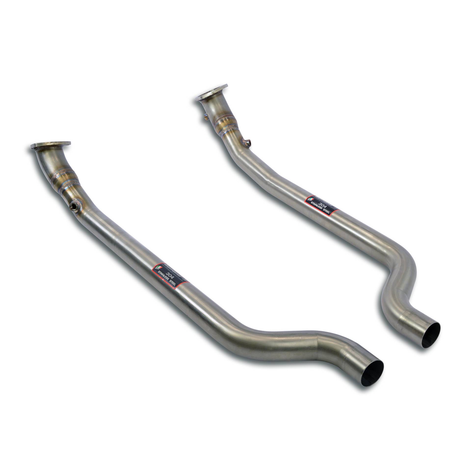 Downpipe kit Right - Left (Replaces catalytic) 