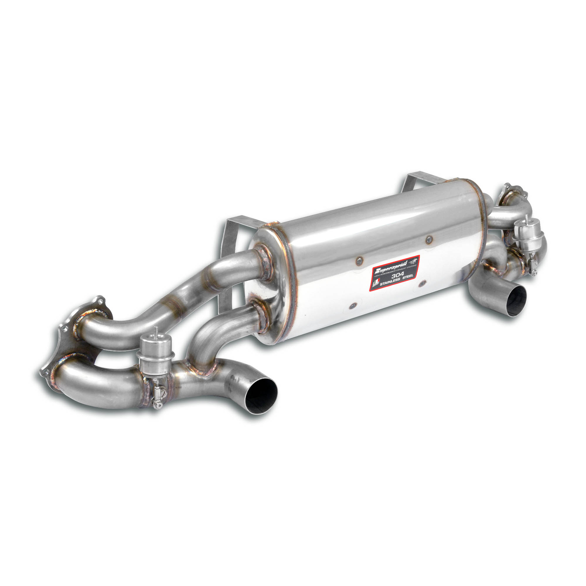 Rear exhaust right - left with valves