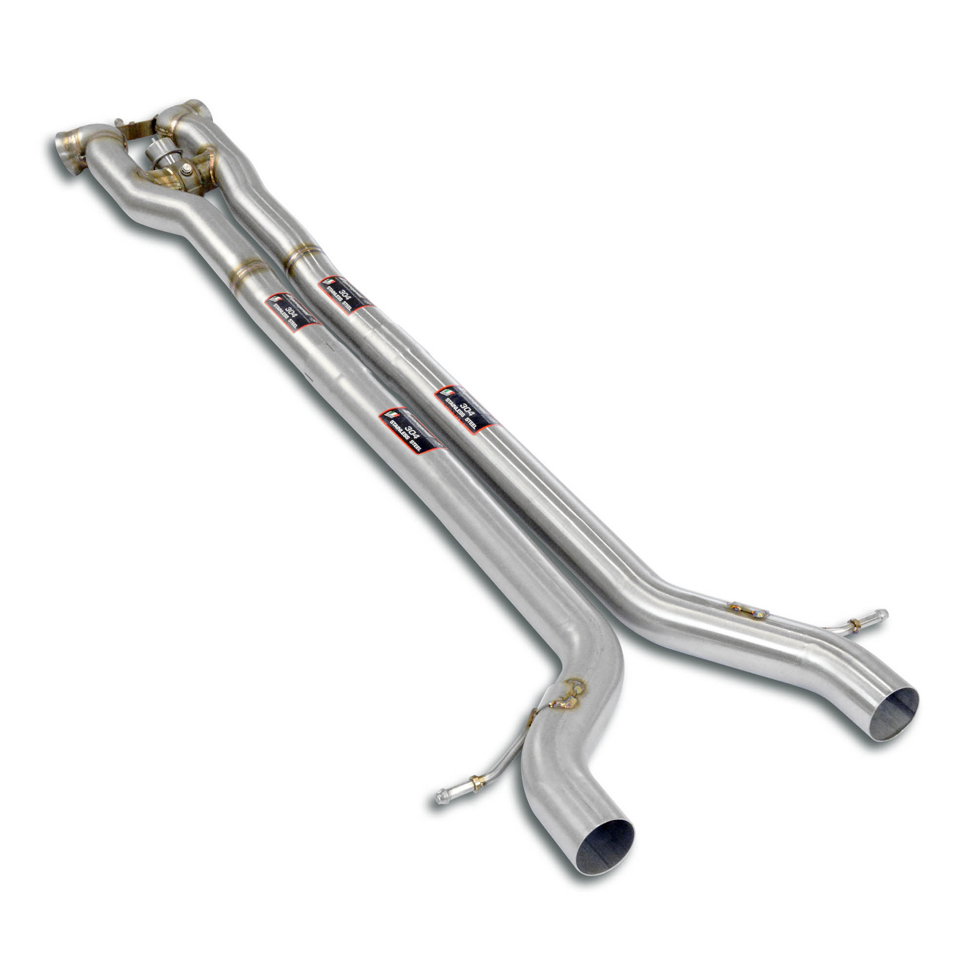 H-Pipe Mid Section avec valve
