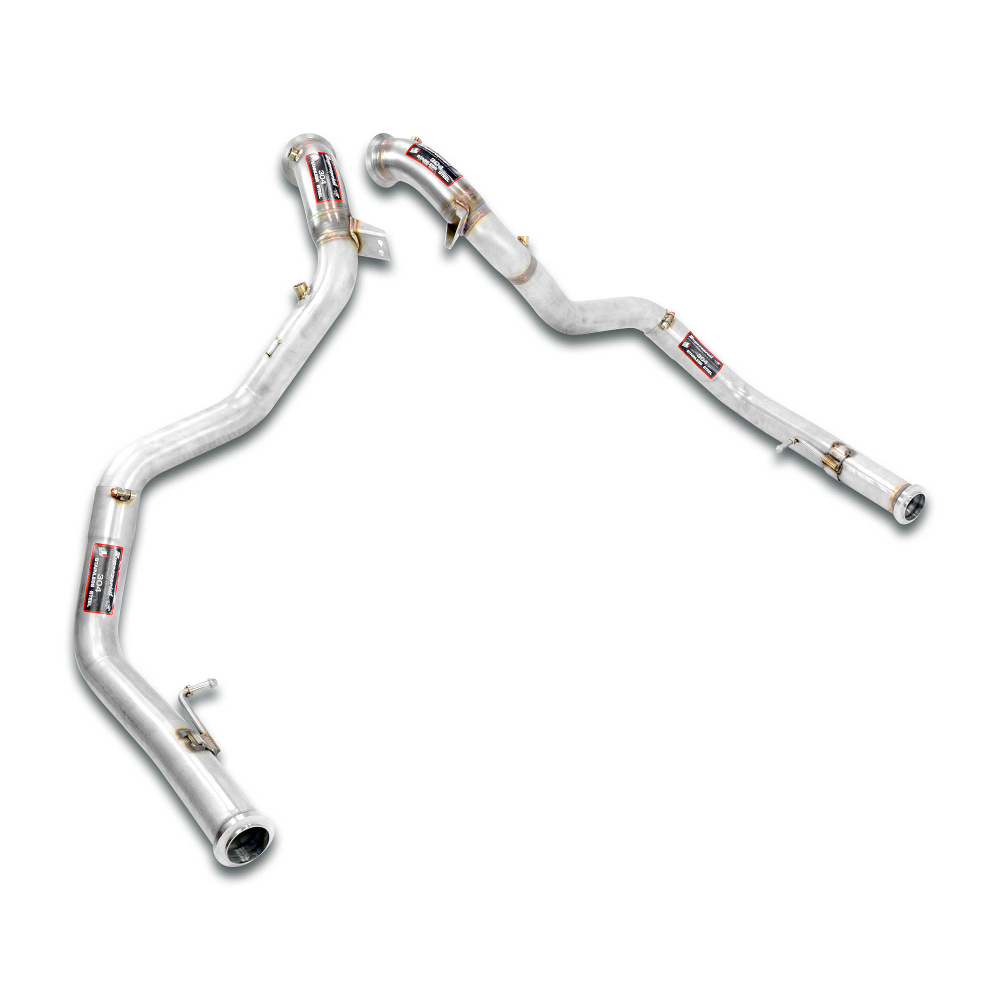 Downpipe kit Right + Left (Replaces catalytic converter) (RHD - LHD) 