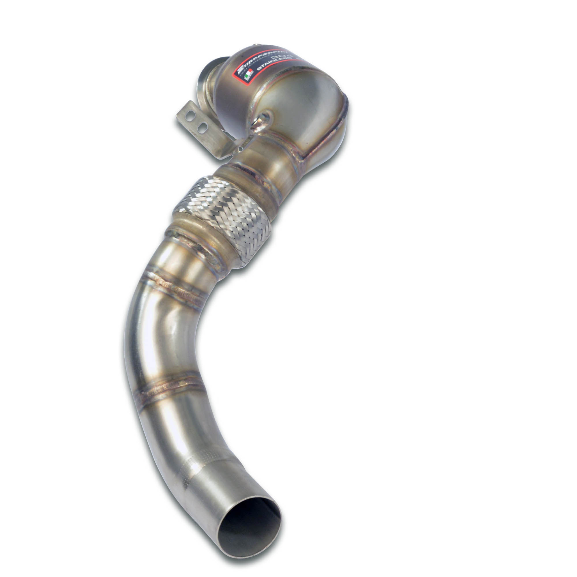 Turbo downpipe kit +  Catalizador metalico izquierdo Accepts the stock Cat.-Back system