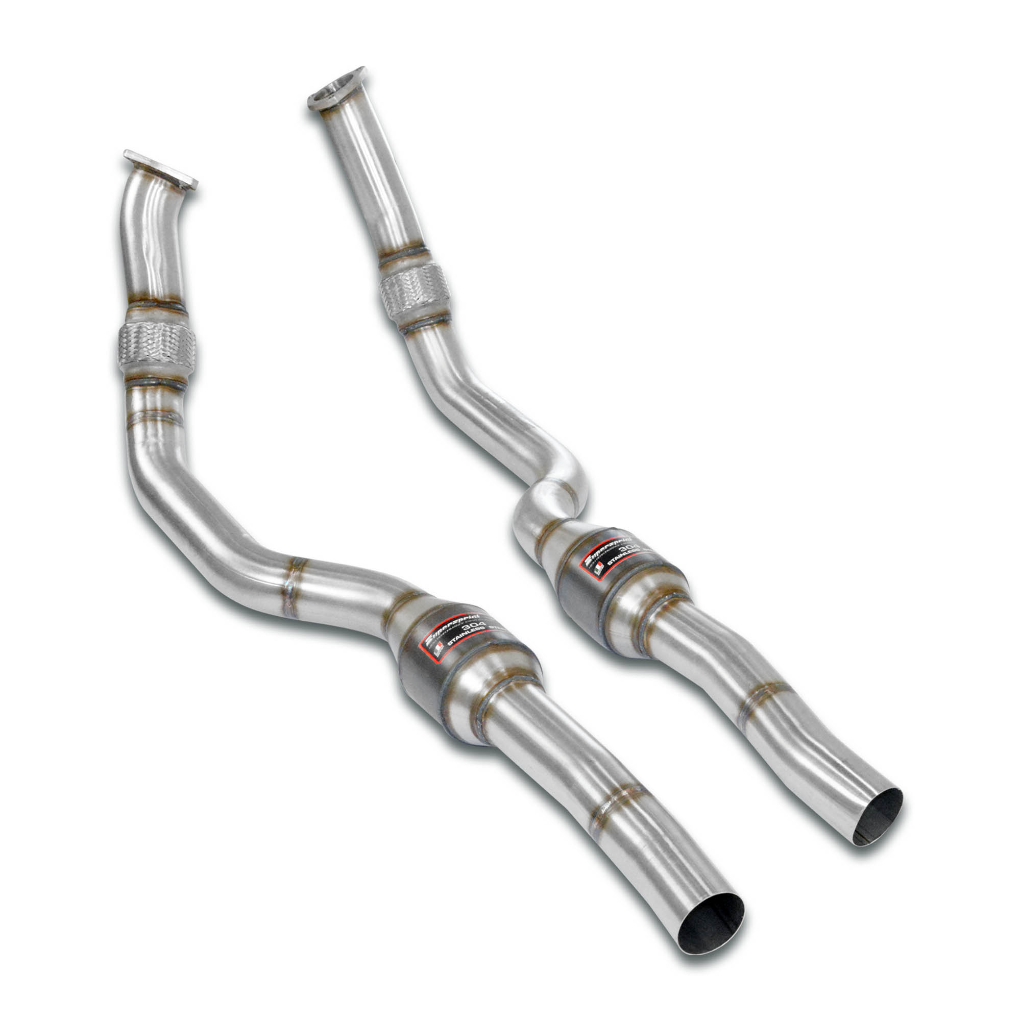 Vorderrohr mit Sport Metallkatalysator Rechts - Links