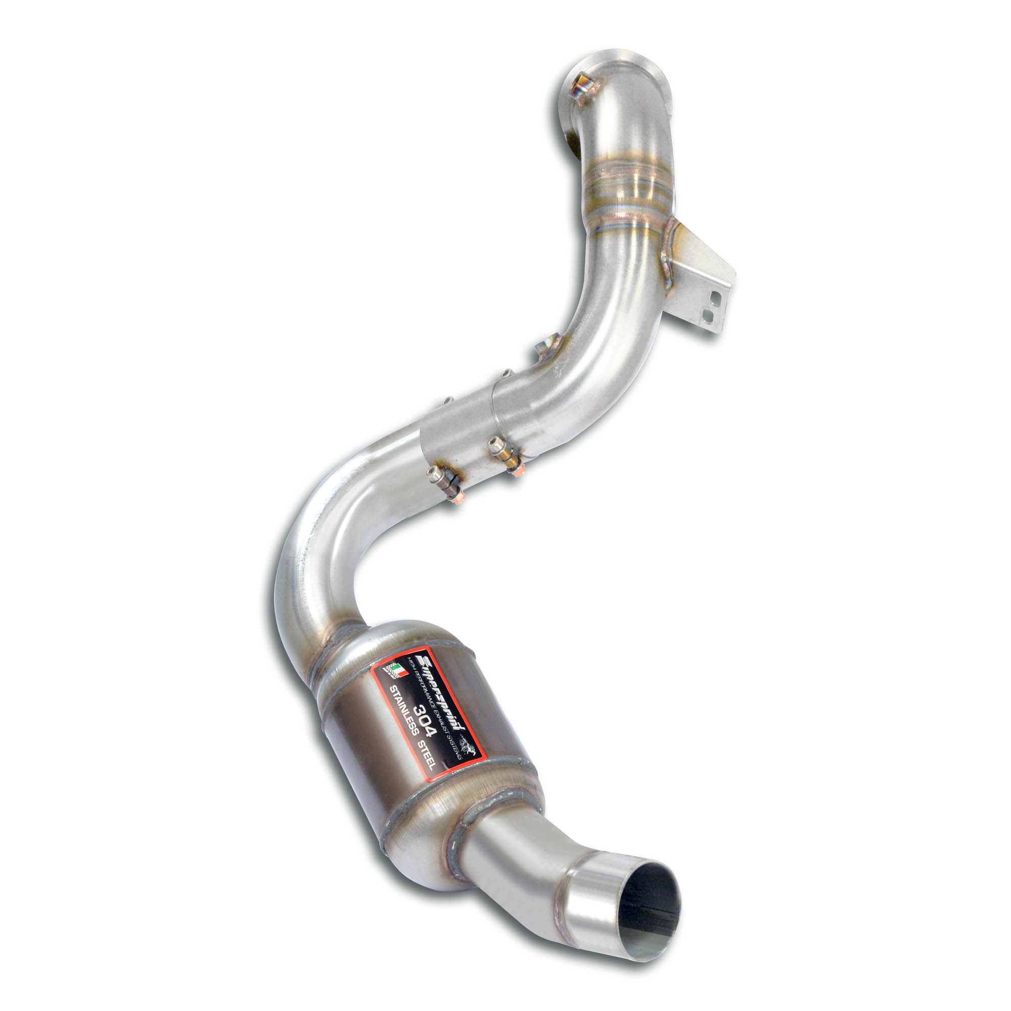 Downpipe Left + Metallic catalytic converter Deletes the primary catalytic