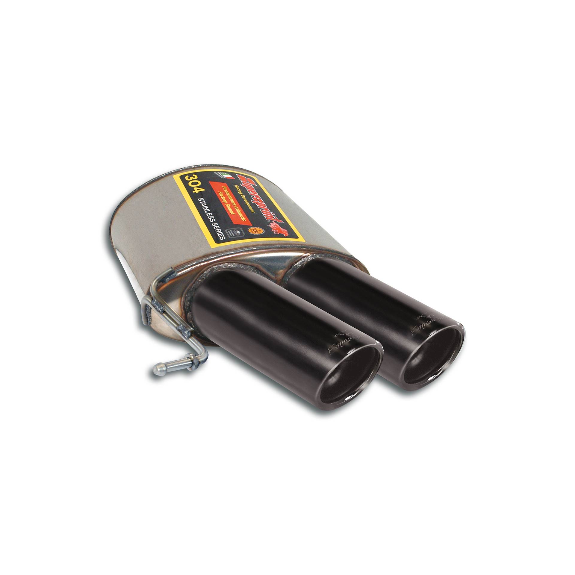 Rear exhaust Left F1 Race OO90 Black